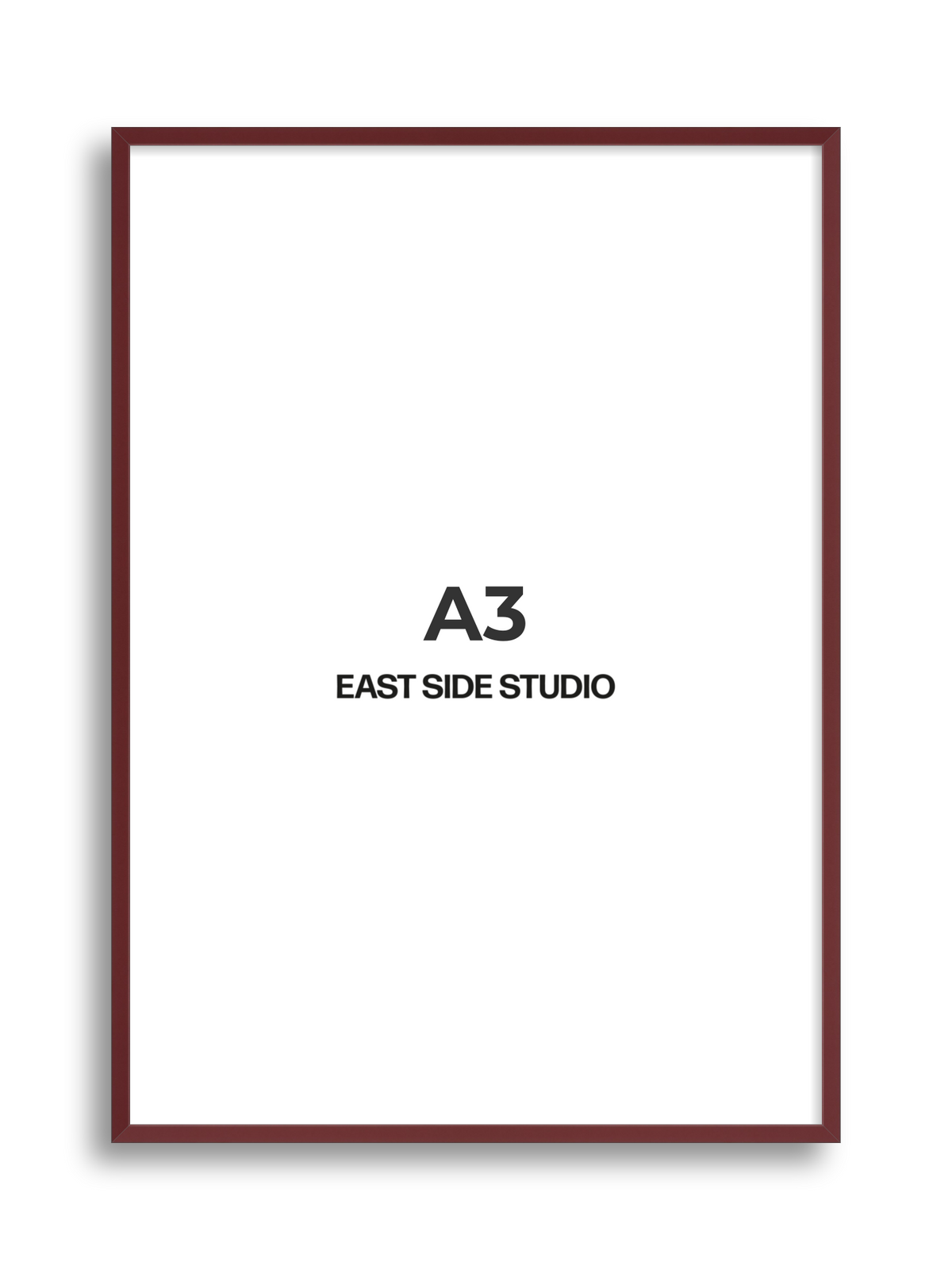 Burgundy A3 picture frame