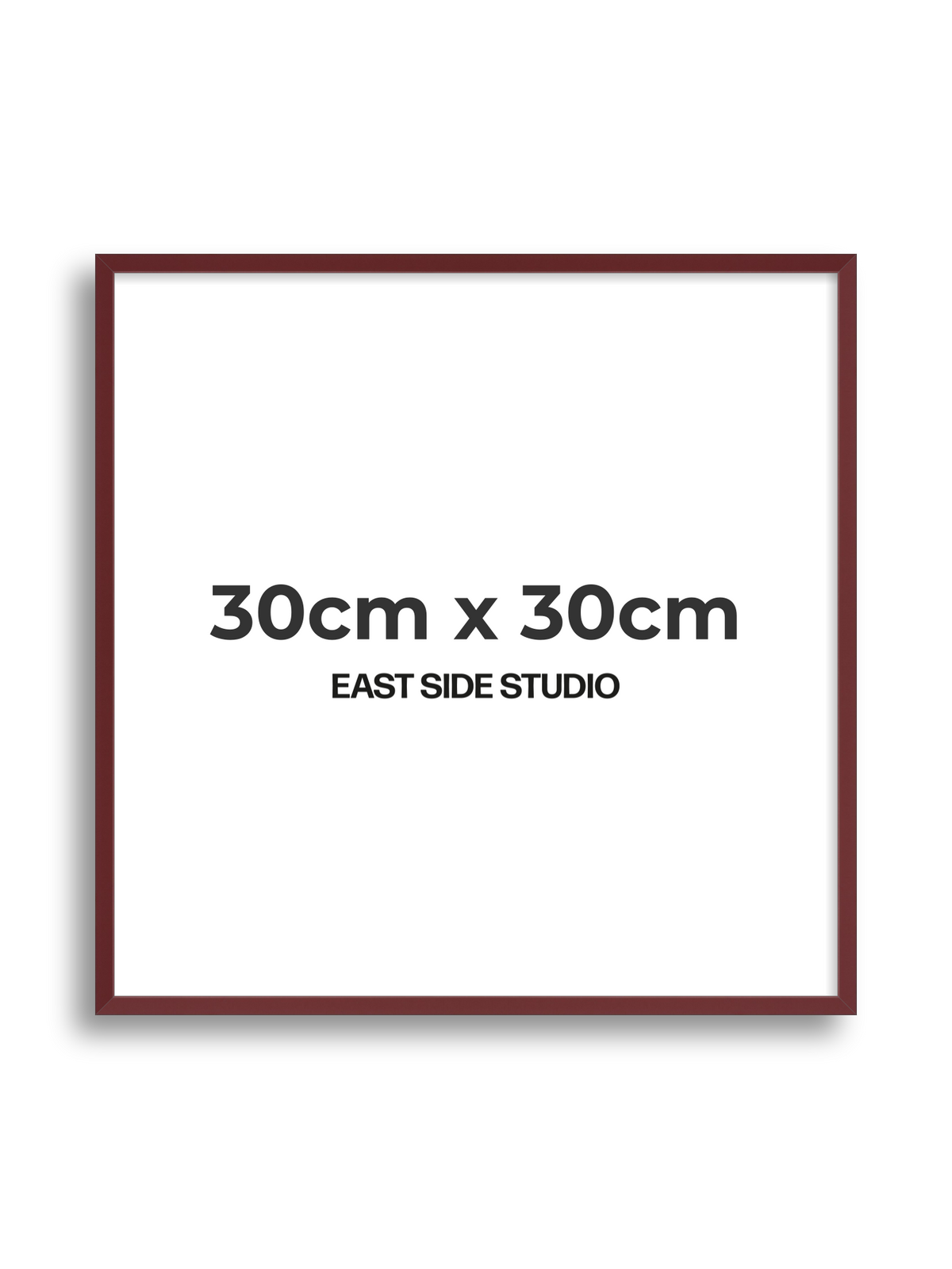 Burgundy 30cm x 30cm picture frame