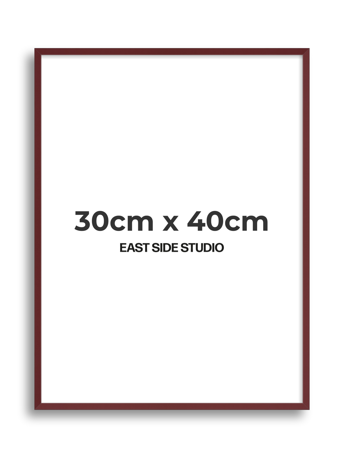 Burgundy 30cm x 40cm picture frame