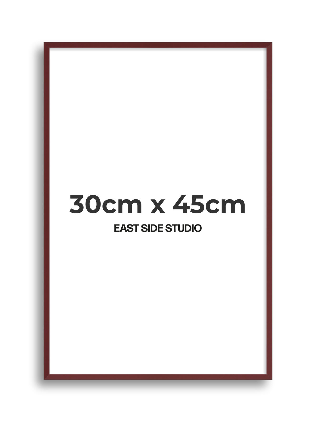 Burgundy 30cm x 45cm picture frame