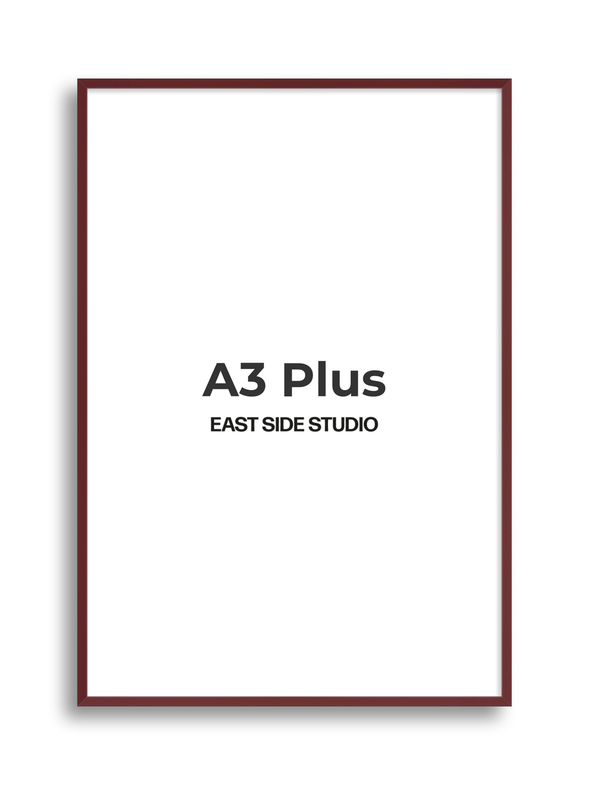 Burgundy A3 Plus picture frame