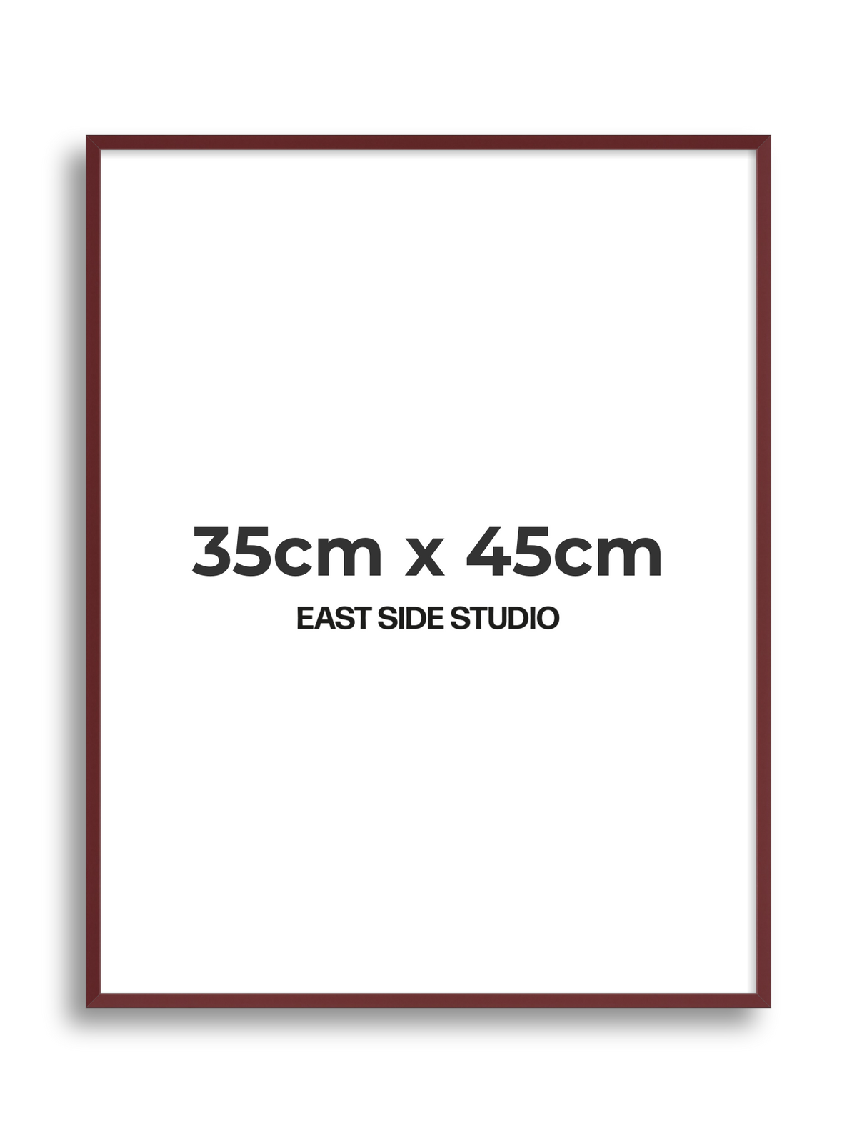 Burgundy 35cm x 45cm picture frame