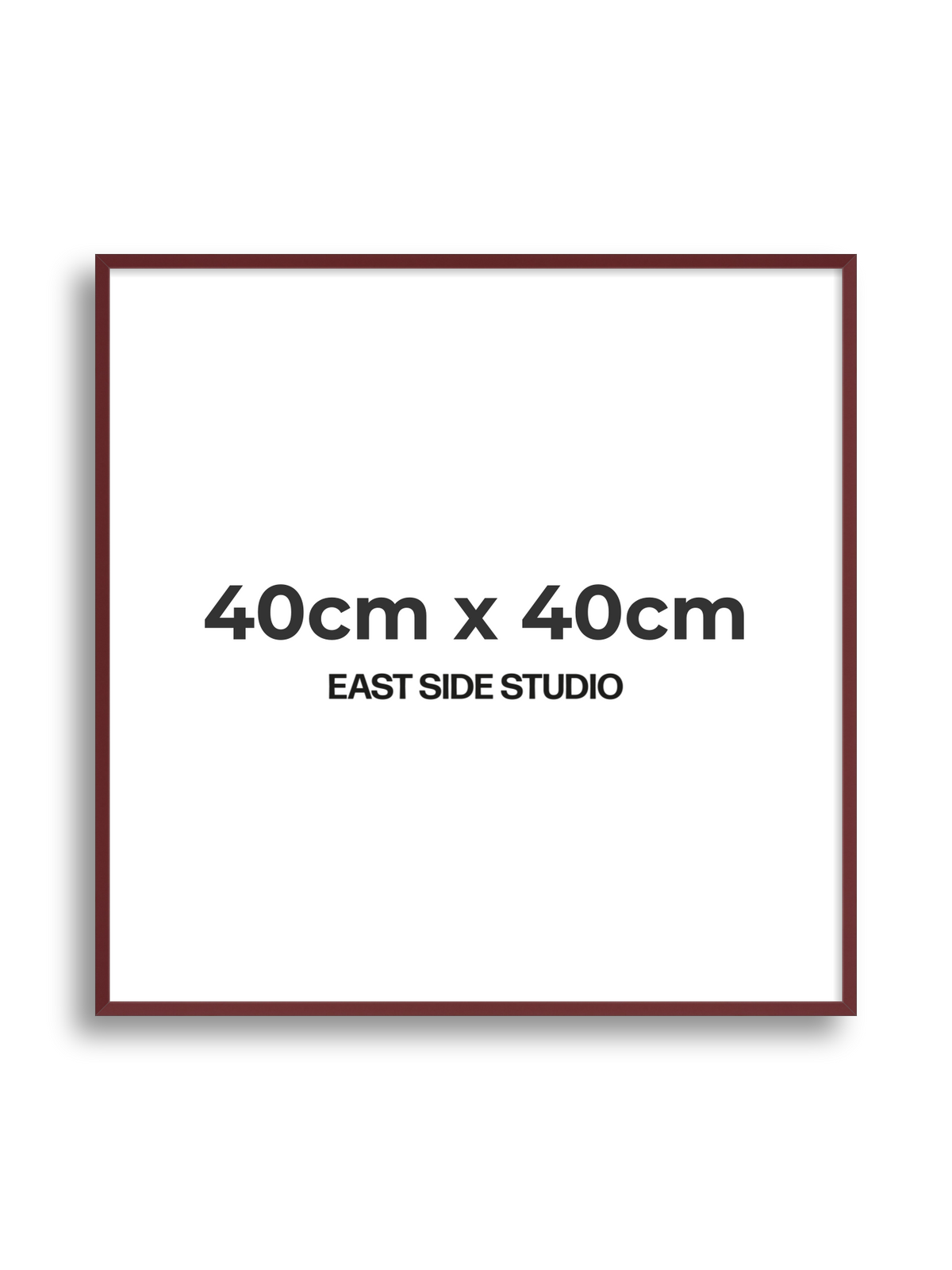 Burgundy 40cm x 40cm picture frame