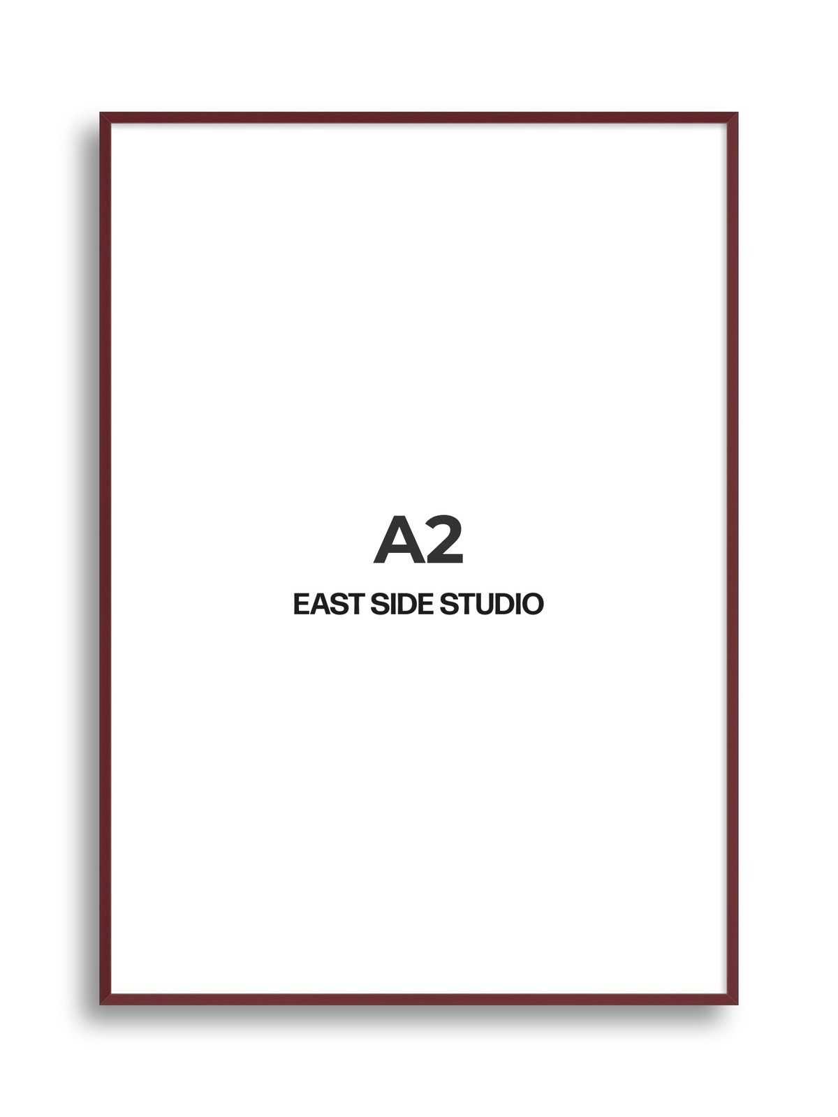 Burgundy A2 picture frame