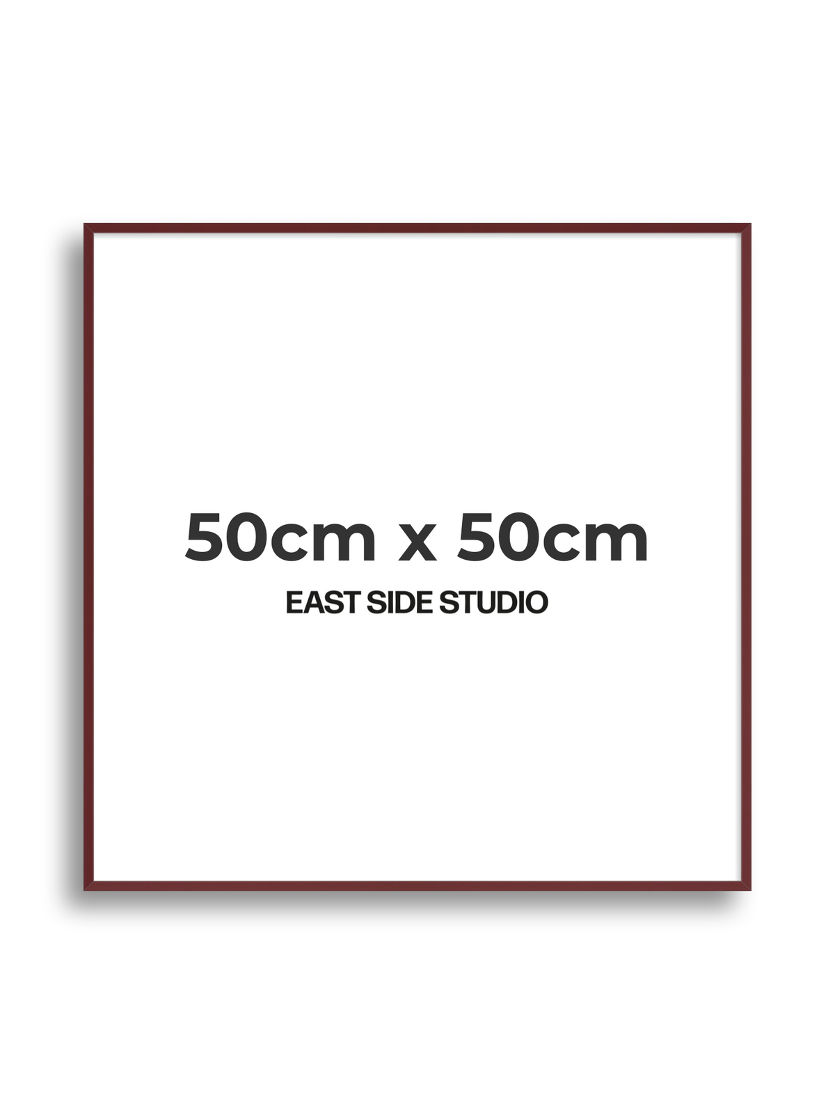 Burgundy 50cm x 50cm picture frame