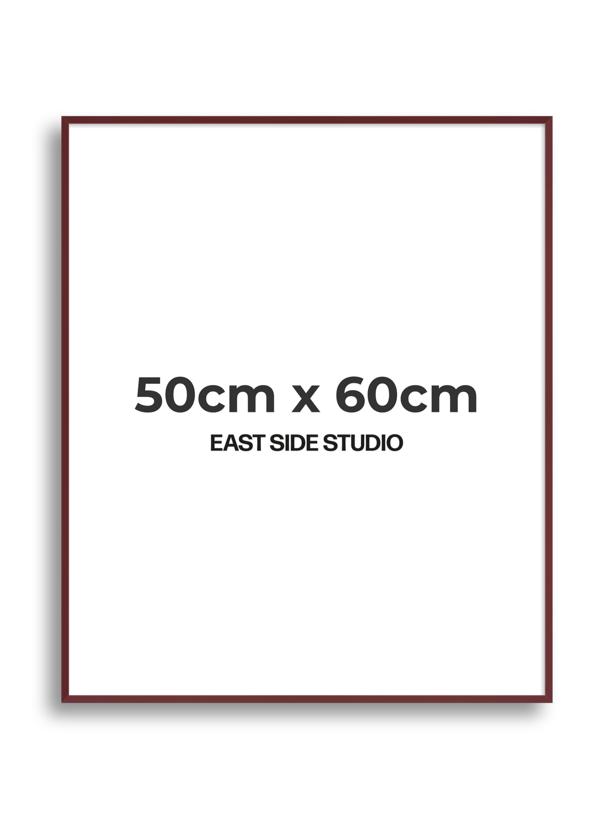 Burgundy 50cm x 60cm picture frame