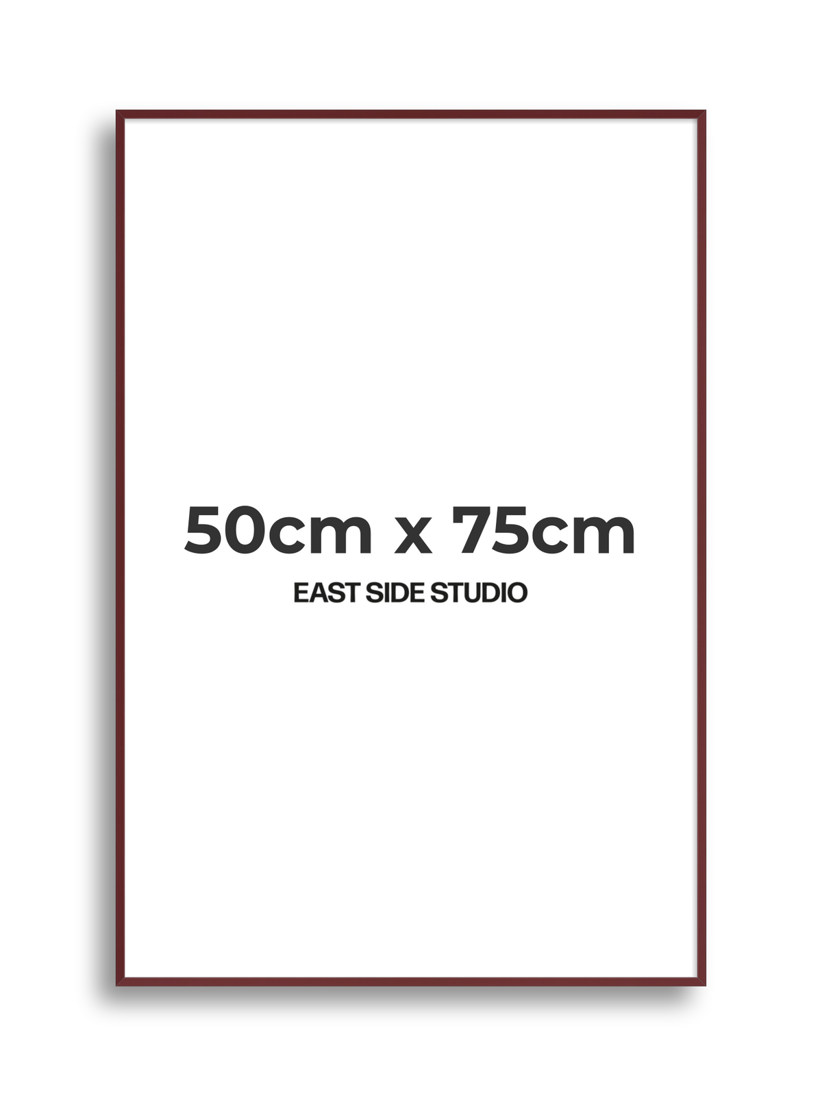 Burgundy 50cm x 75cm picture frame