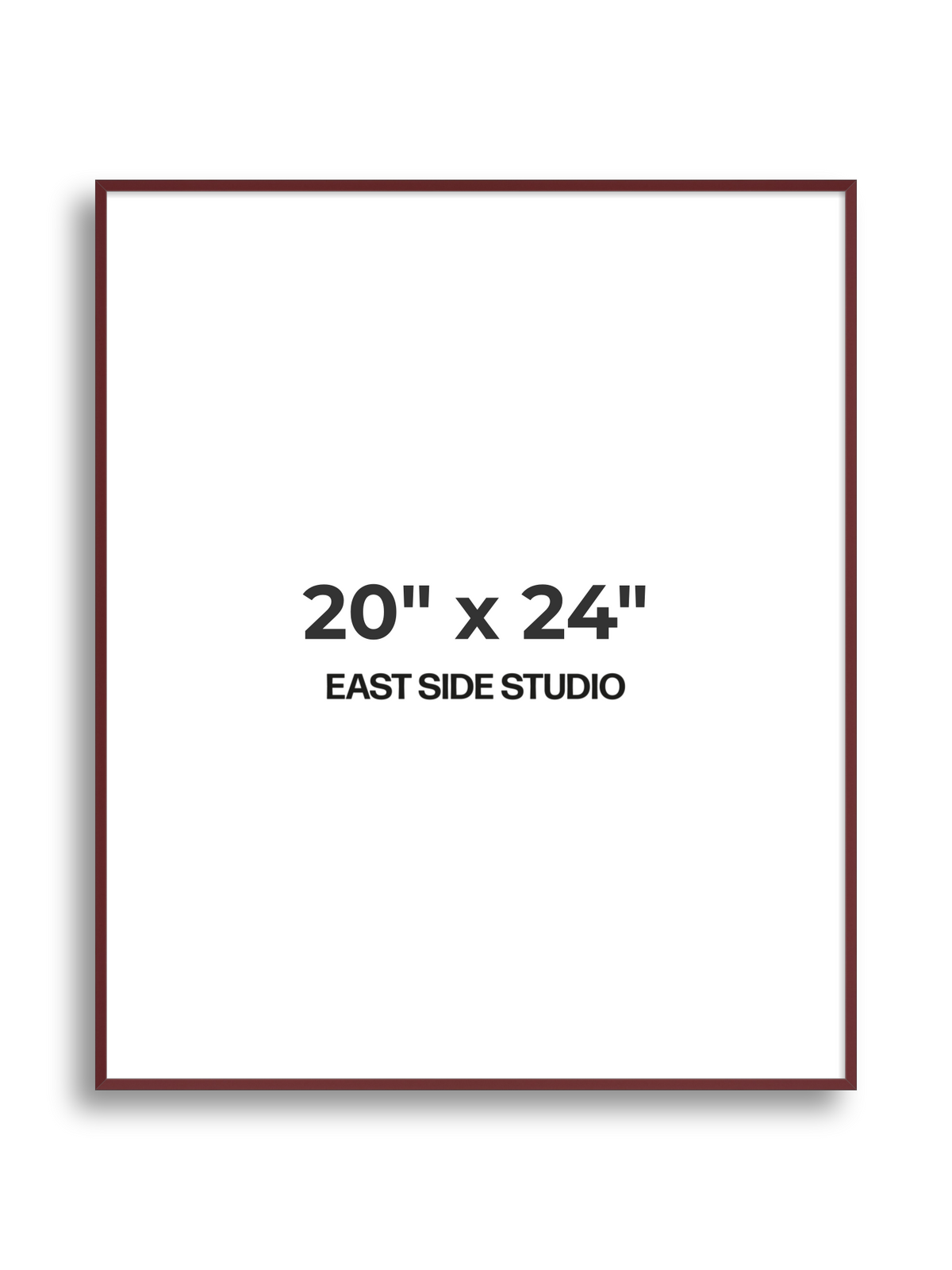 Burgundy 20" x 24" picture frame