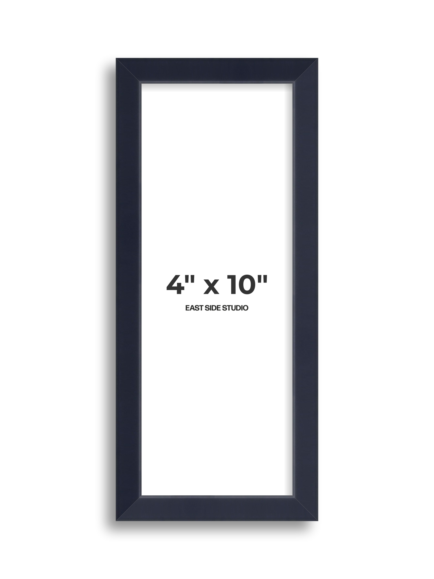 Navy Blue 4" x 10" picture frame