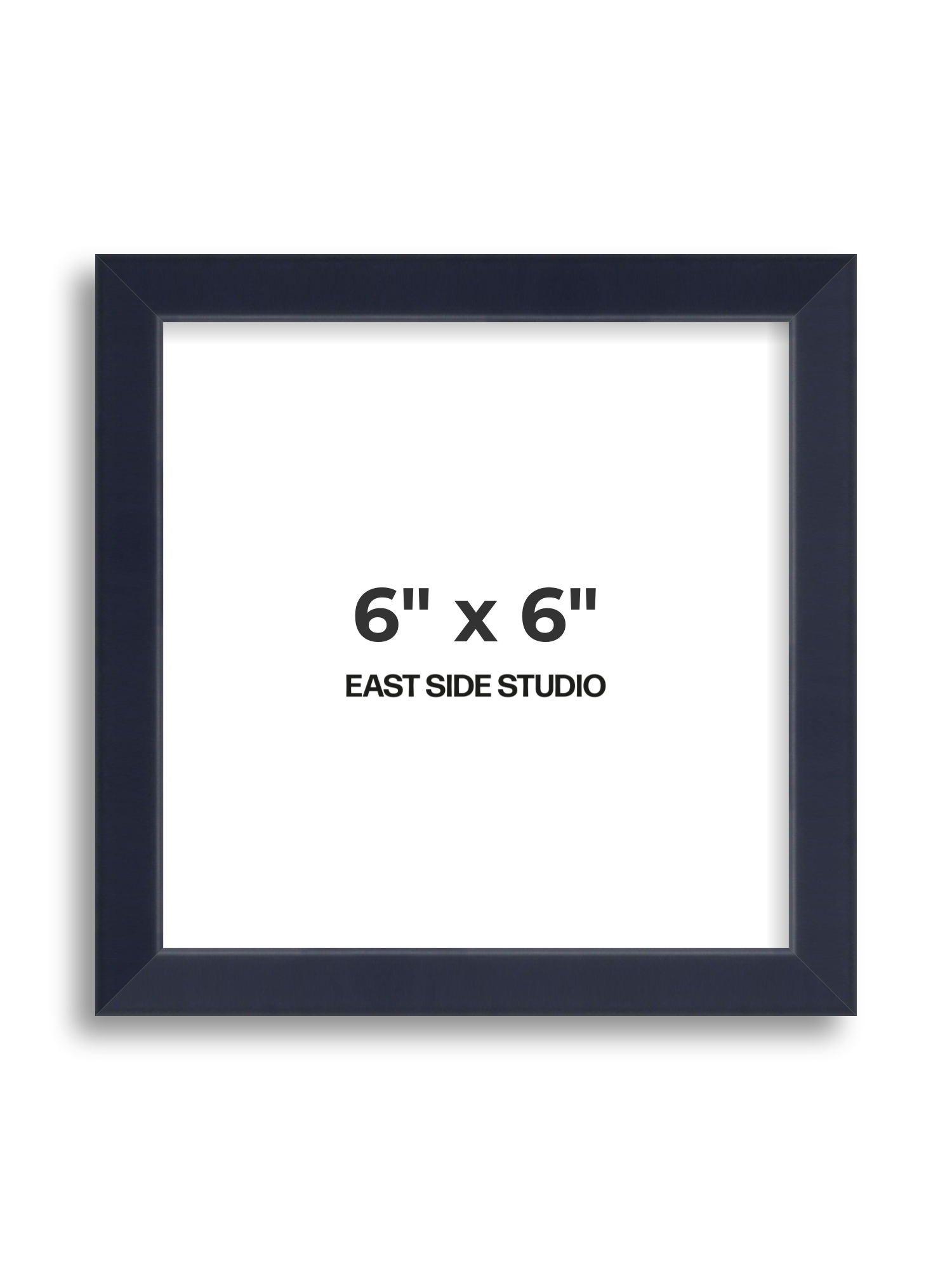 Navy Blue 6" x 6" picture frame