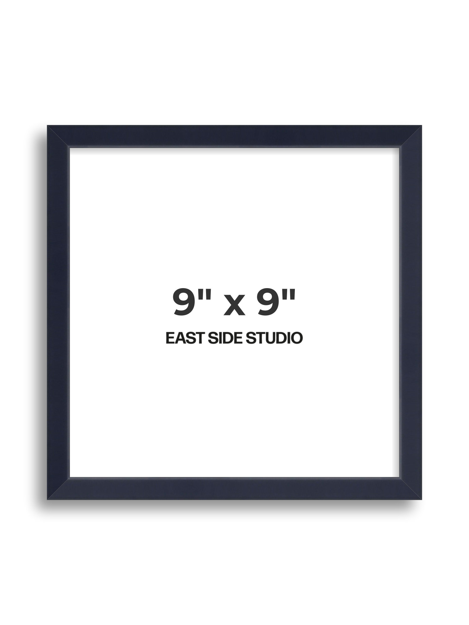 Navy Blue 9" x 9" picture frame