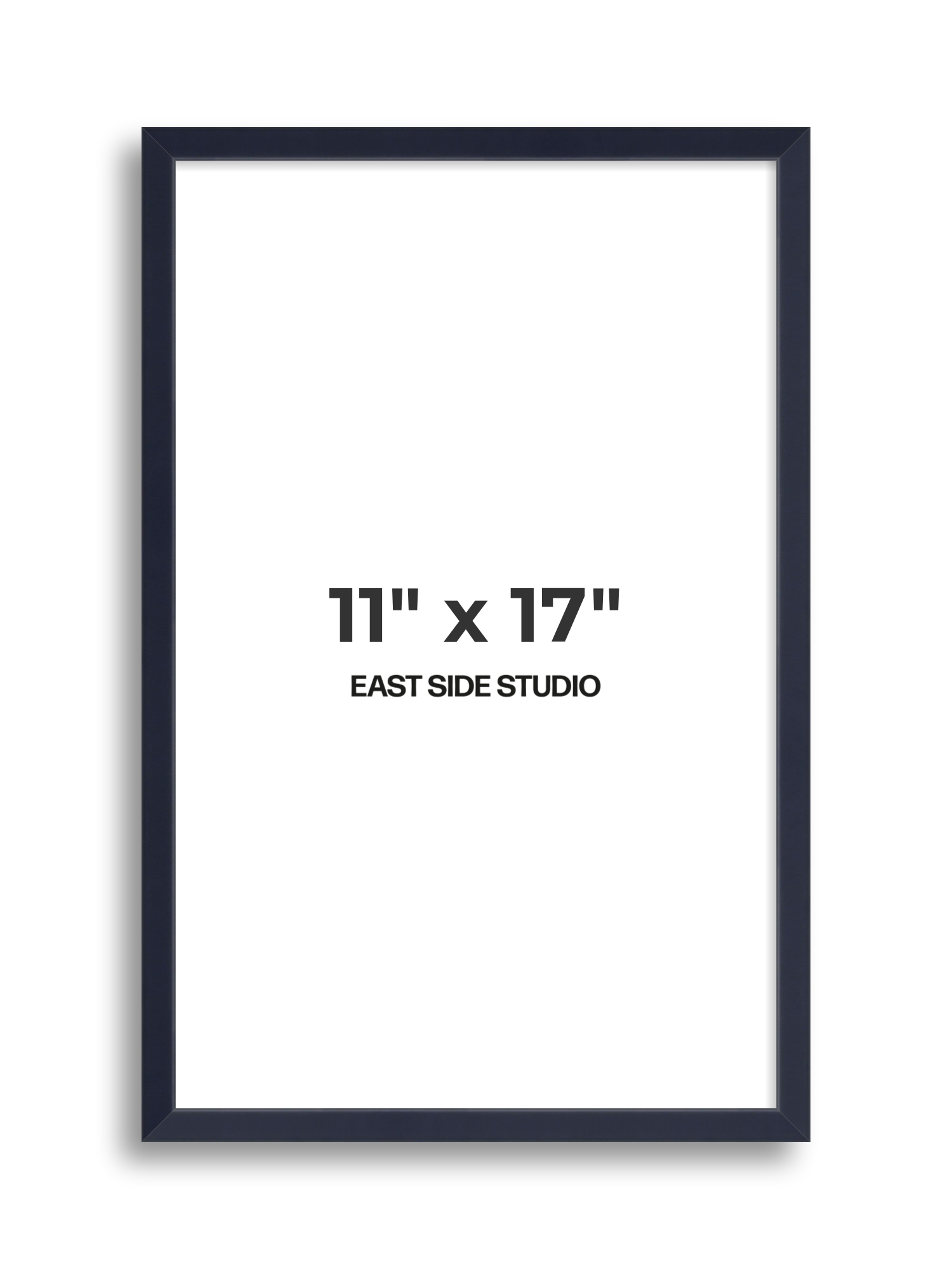 Navy Blue 11" x 17" picture frame