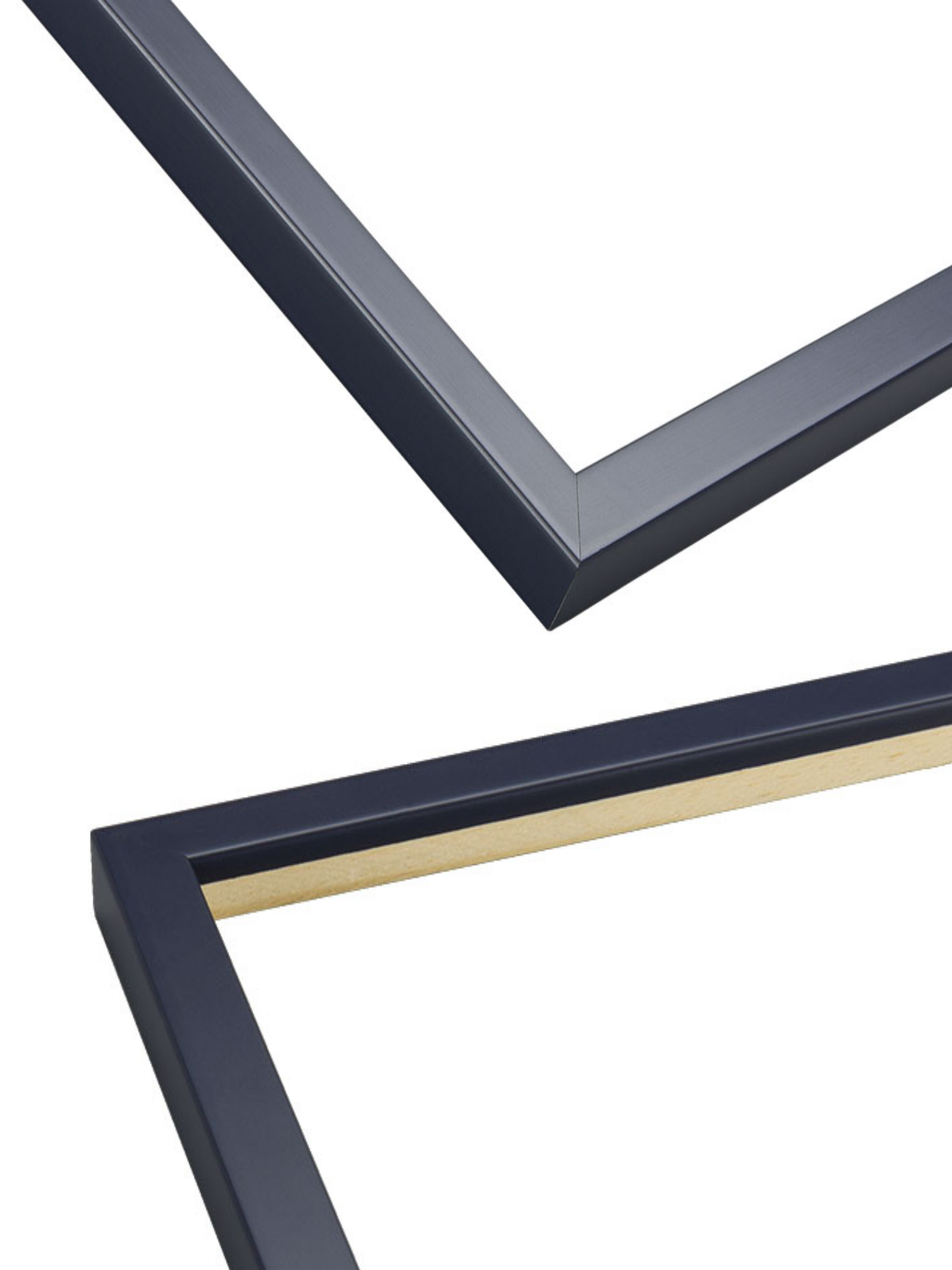 Navy Blue - Slim picture frame chevron view