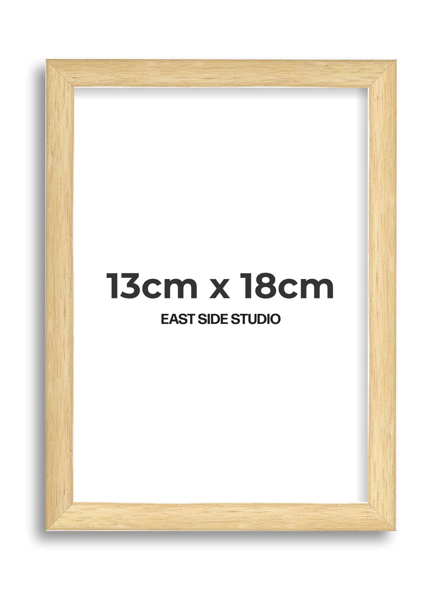 Solid Oak 13cm x 18cm picture frame