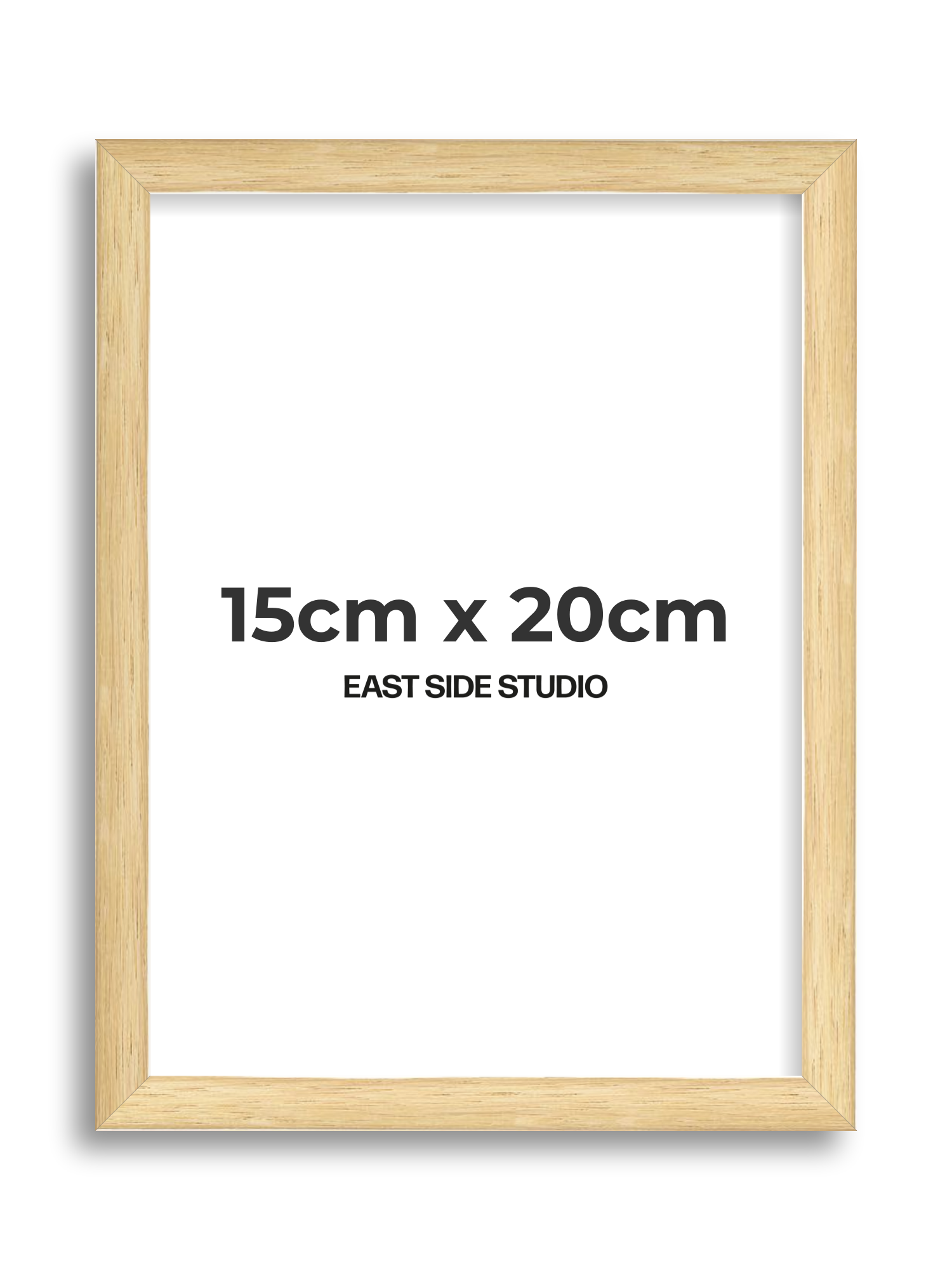 Solid Oak 15cm x 20cm picture frame