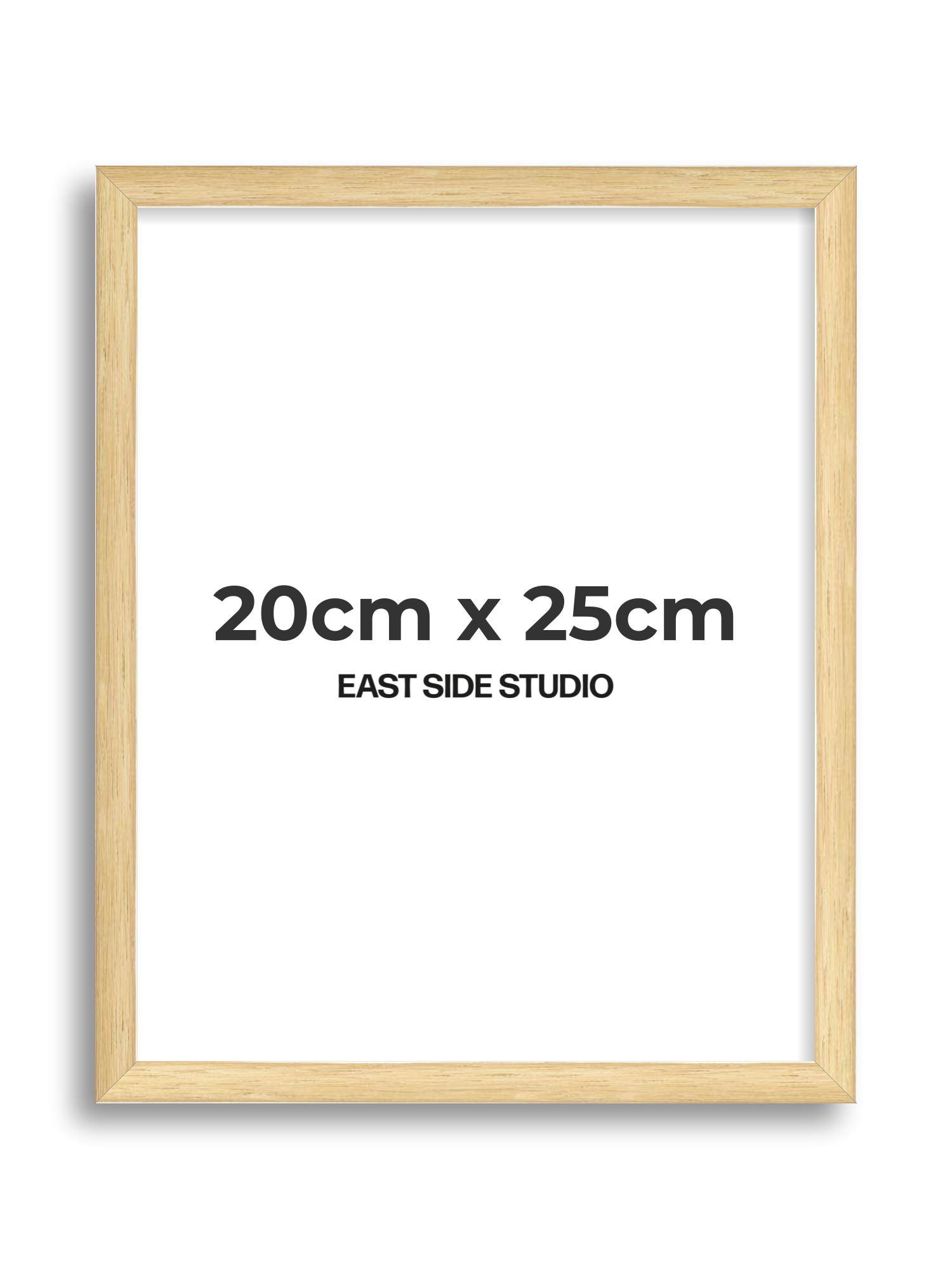 Solid Oak 20cm x 25cm picture frame