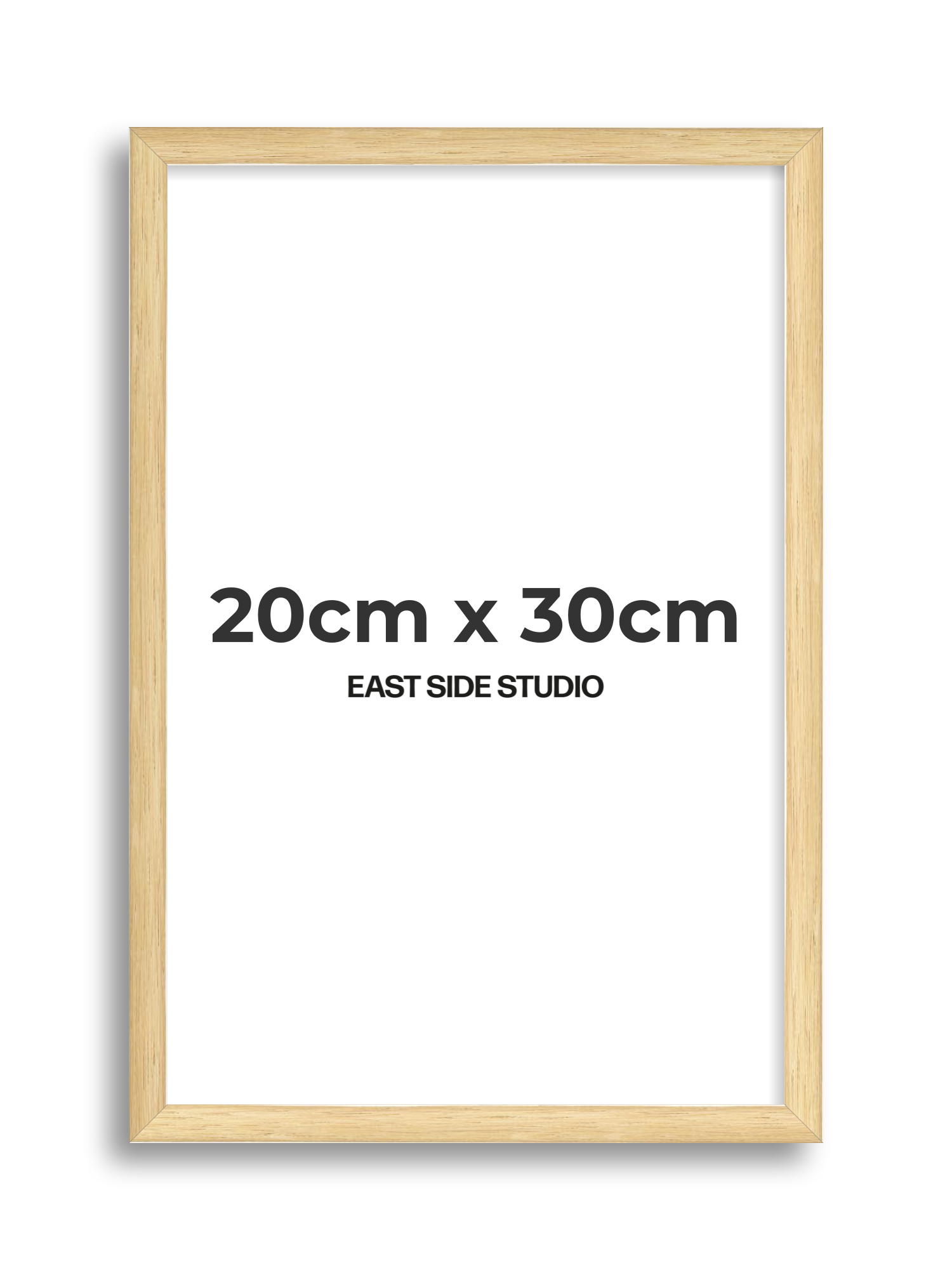 Solid Oak 20cm x 30cm picture frame