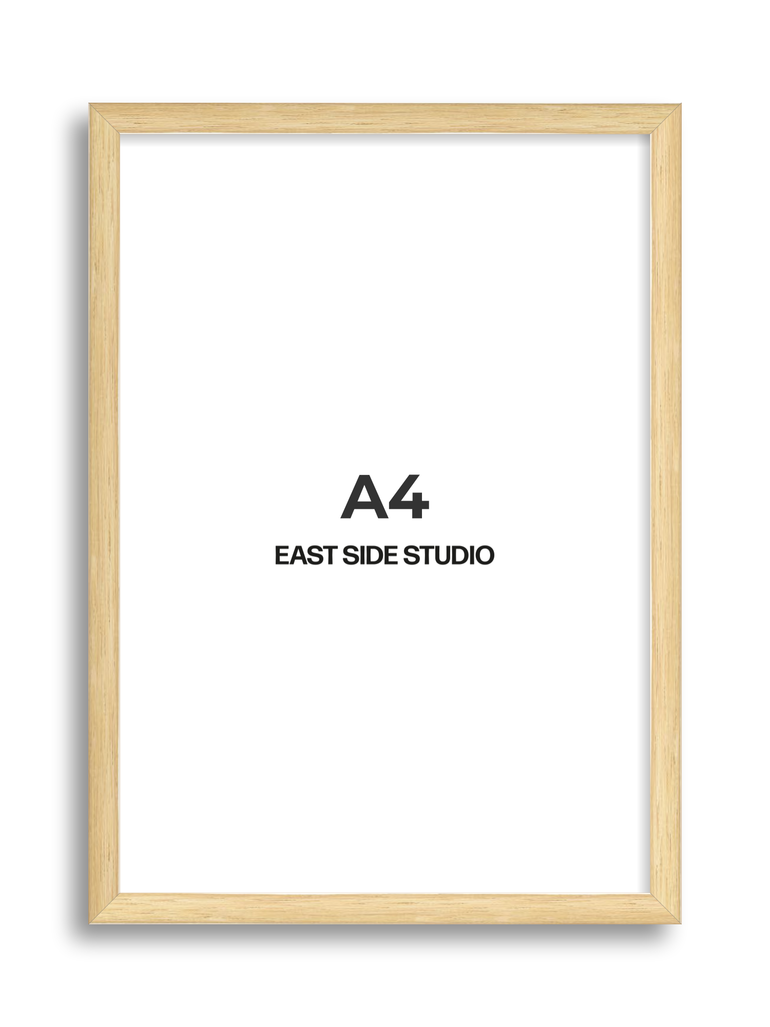 Solid Oak A4 picture frame