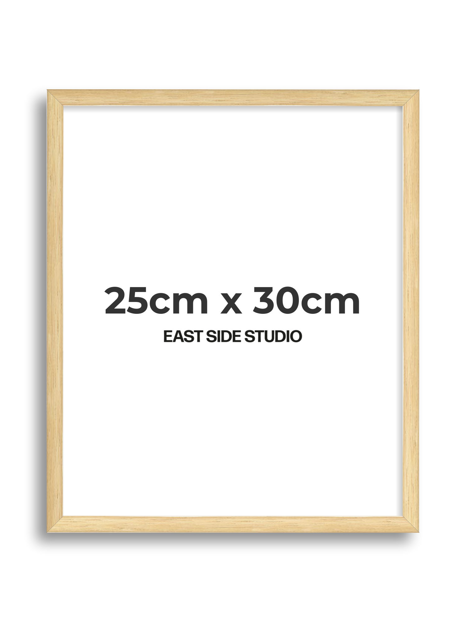 Solid Oak 25cm x 30cm picture frame