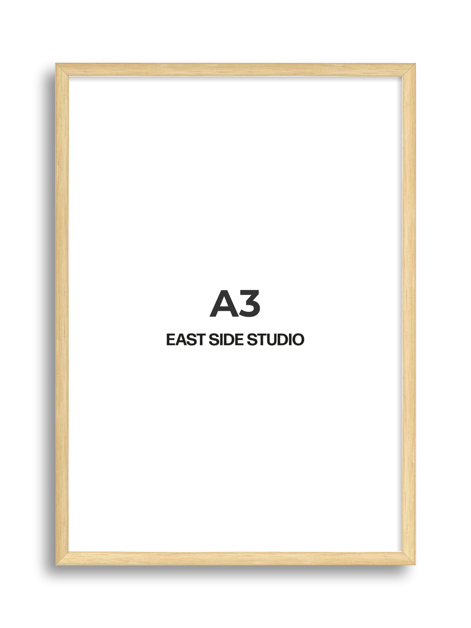 Solid Oak A3 picture frame