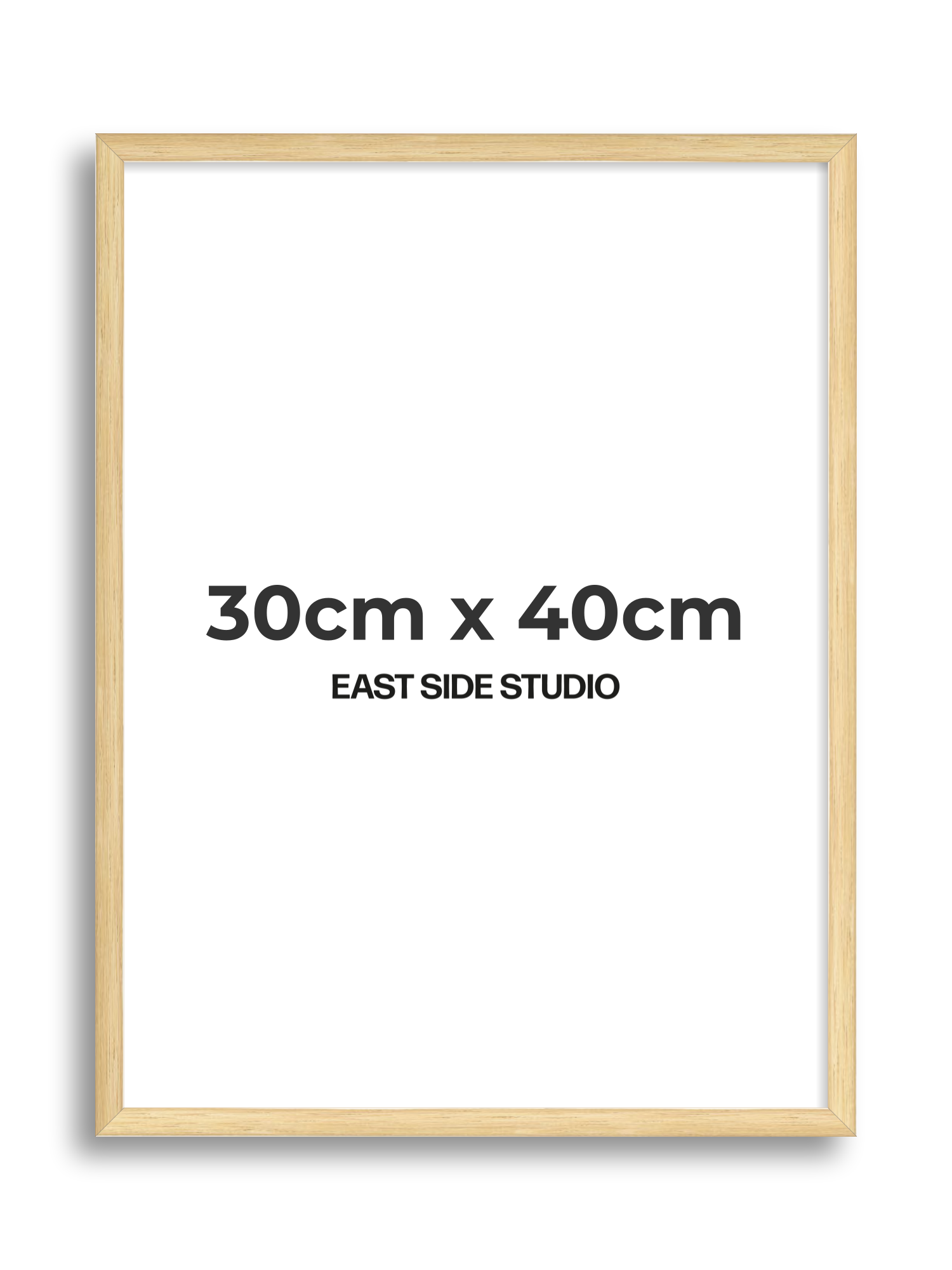 Solid Oak 30cm x 40cm picture frame
