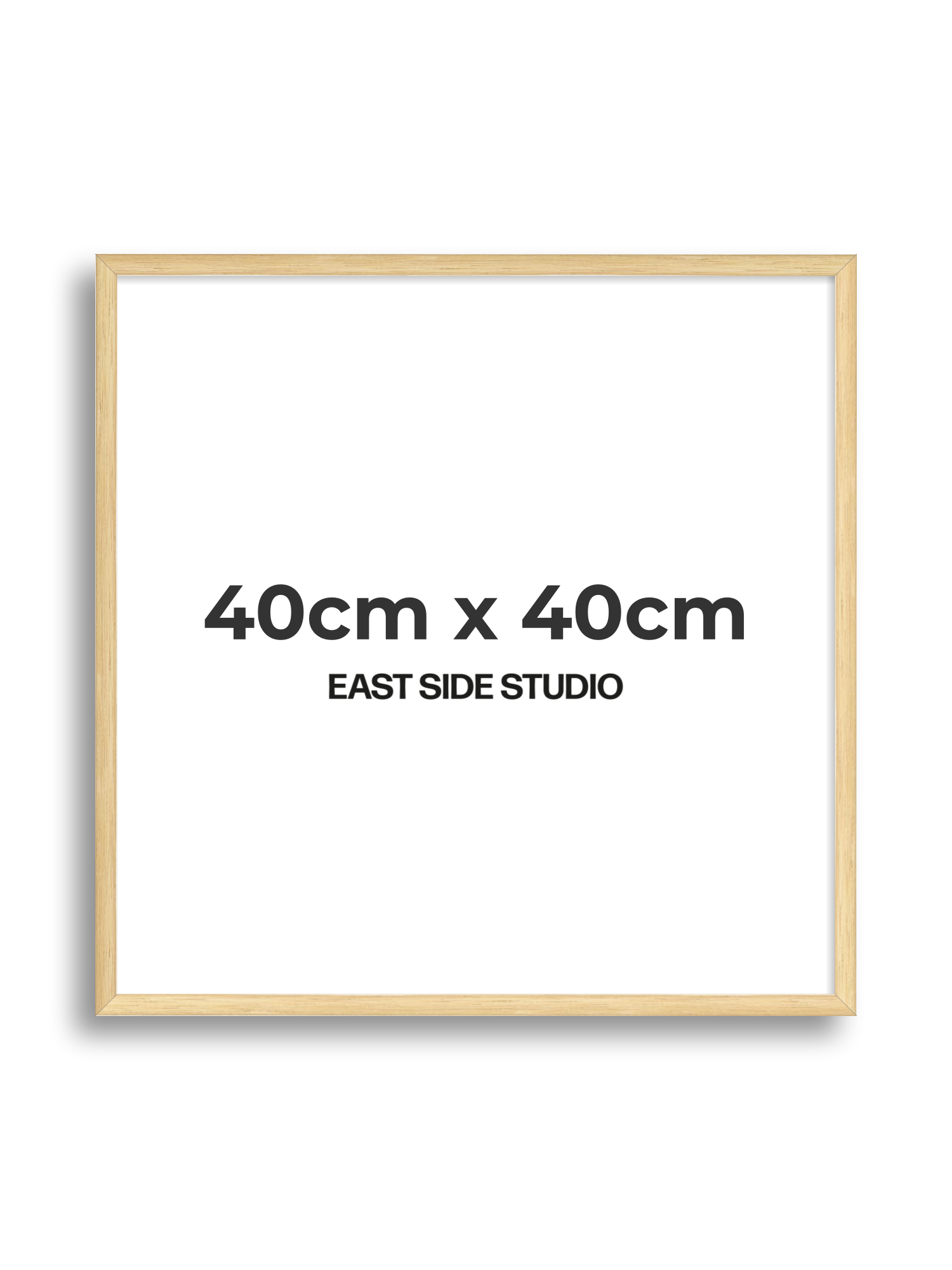 Solid Oak 40cm x 40cm picture frame
