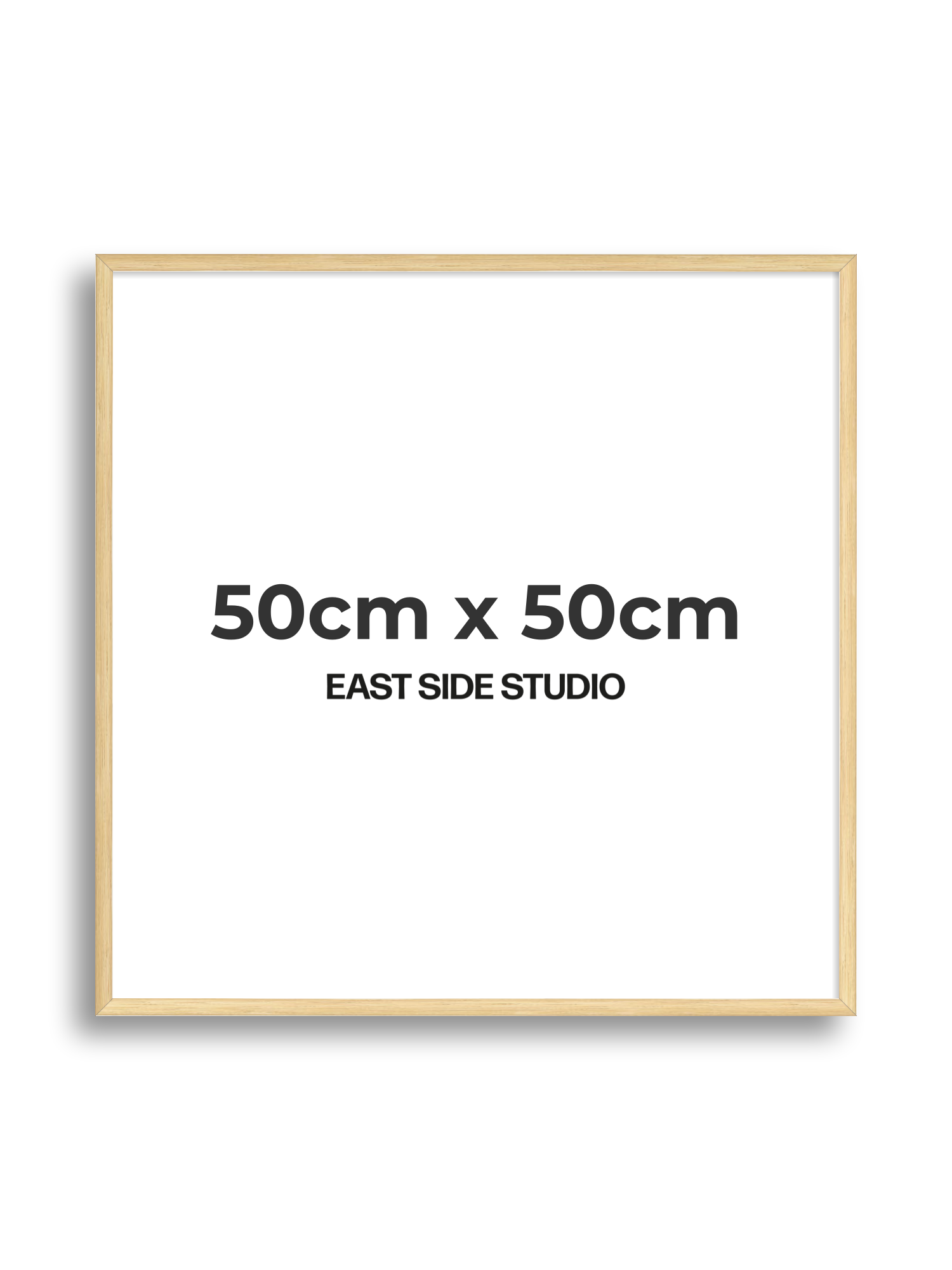 Solid Oak 50cm x 50cm picture frame