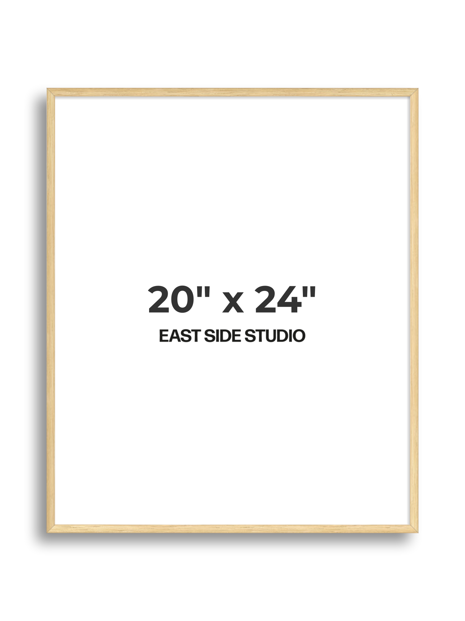 Solid Oak 20" x 24" picture frame