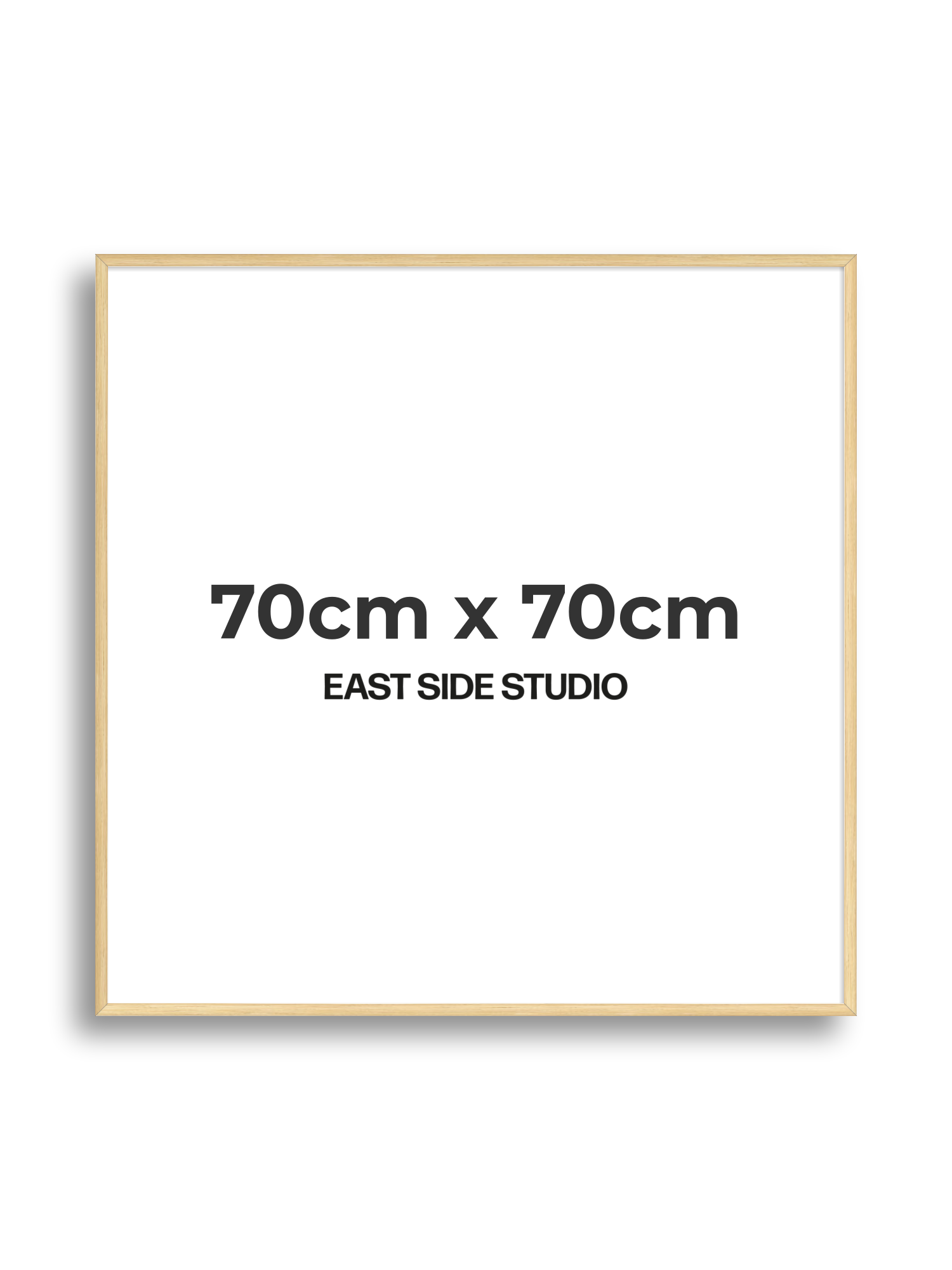 Solid Oak 70cm x 70cm picture frame