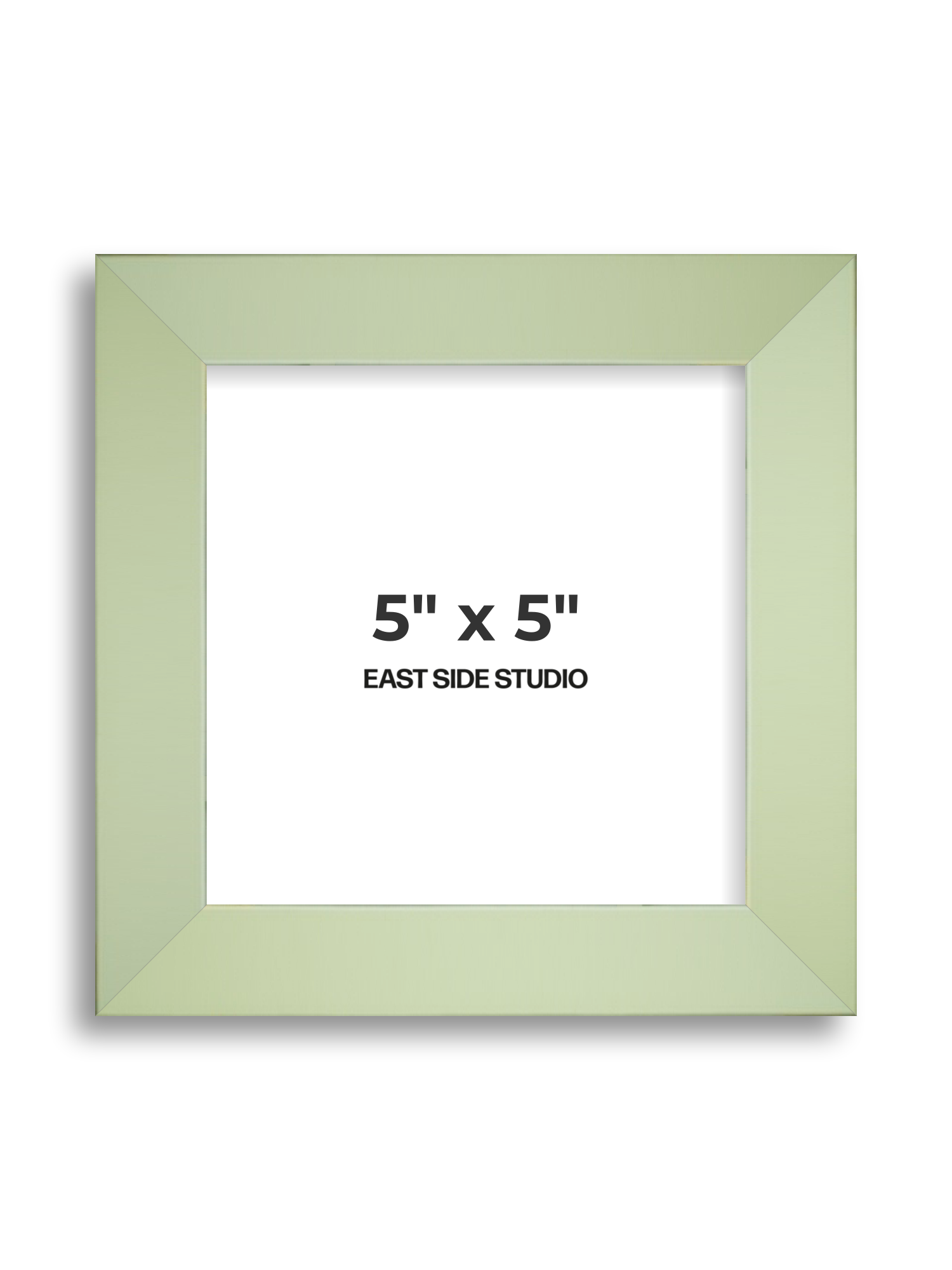 Pistachio Green 5" x 5" picture frame