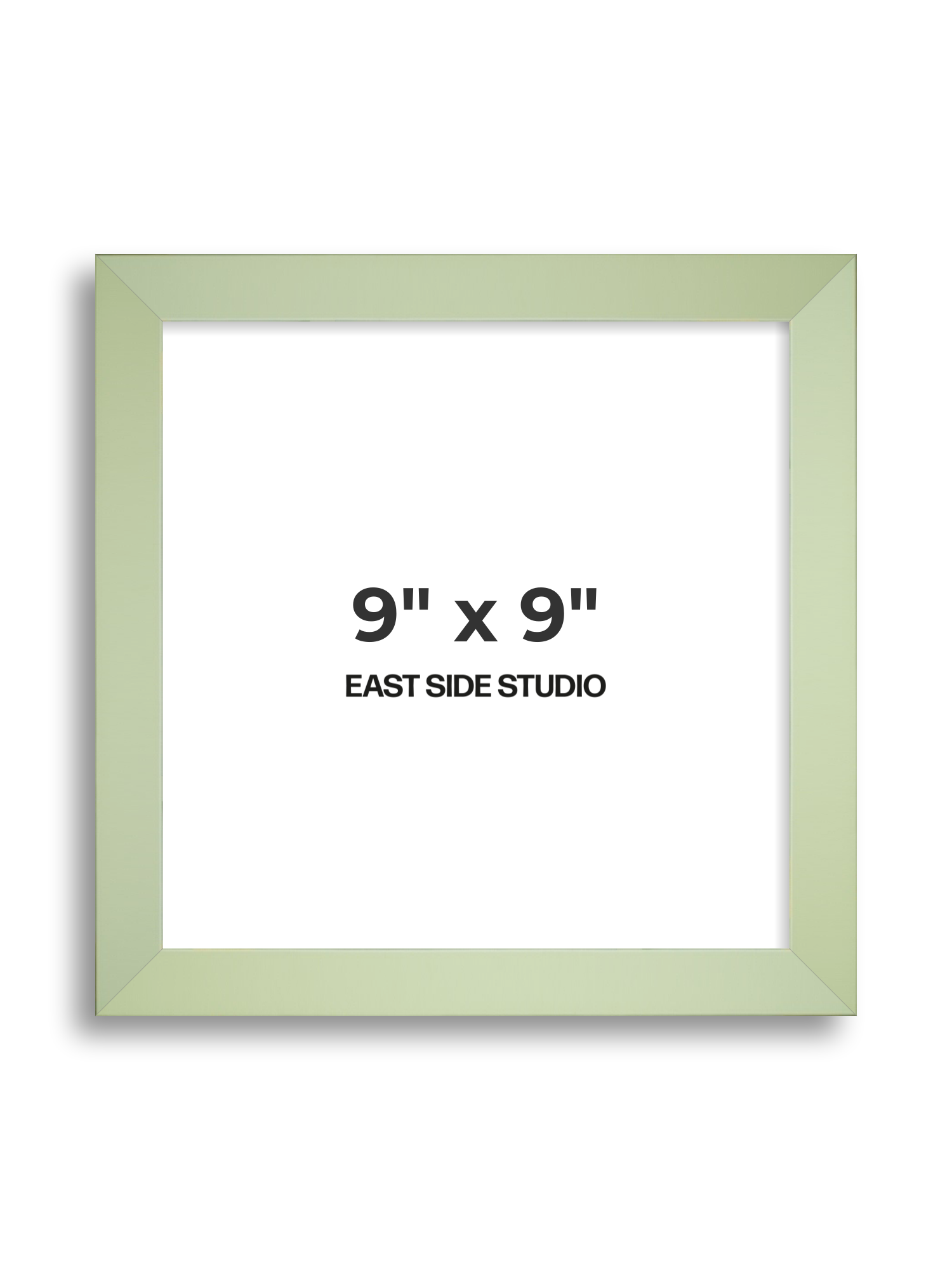 Pistachio Green 9" x 9" picture frame