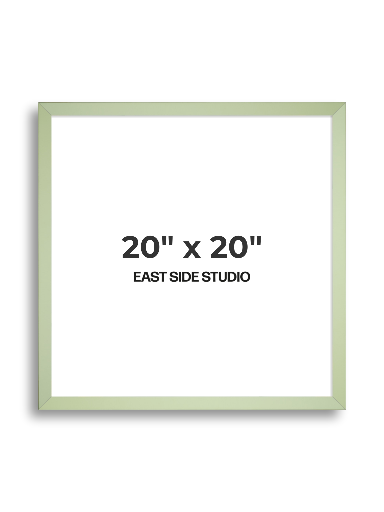Pistachio Green 20" x 20" picture frame