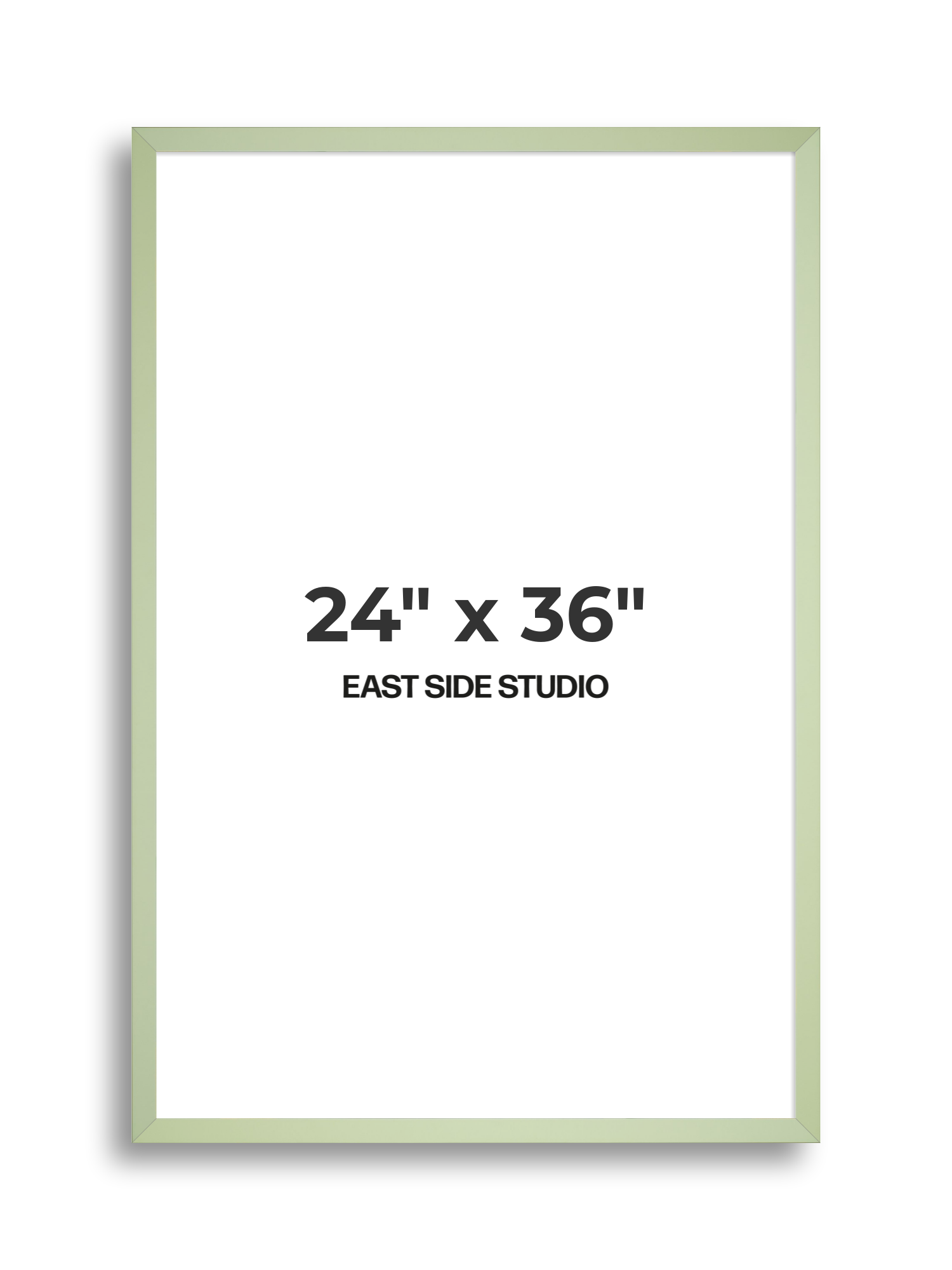 Pistachio Green 24" x 36" picture frame