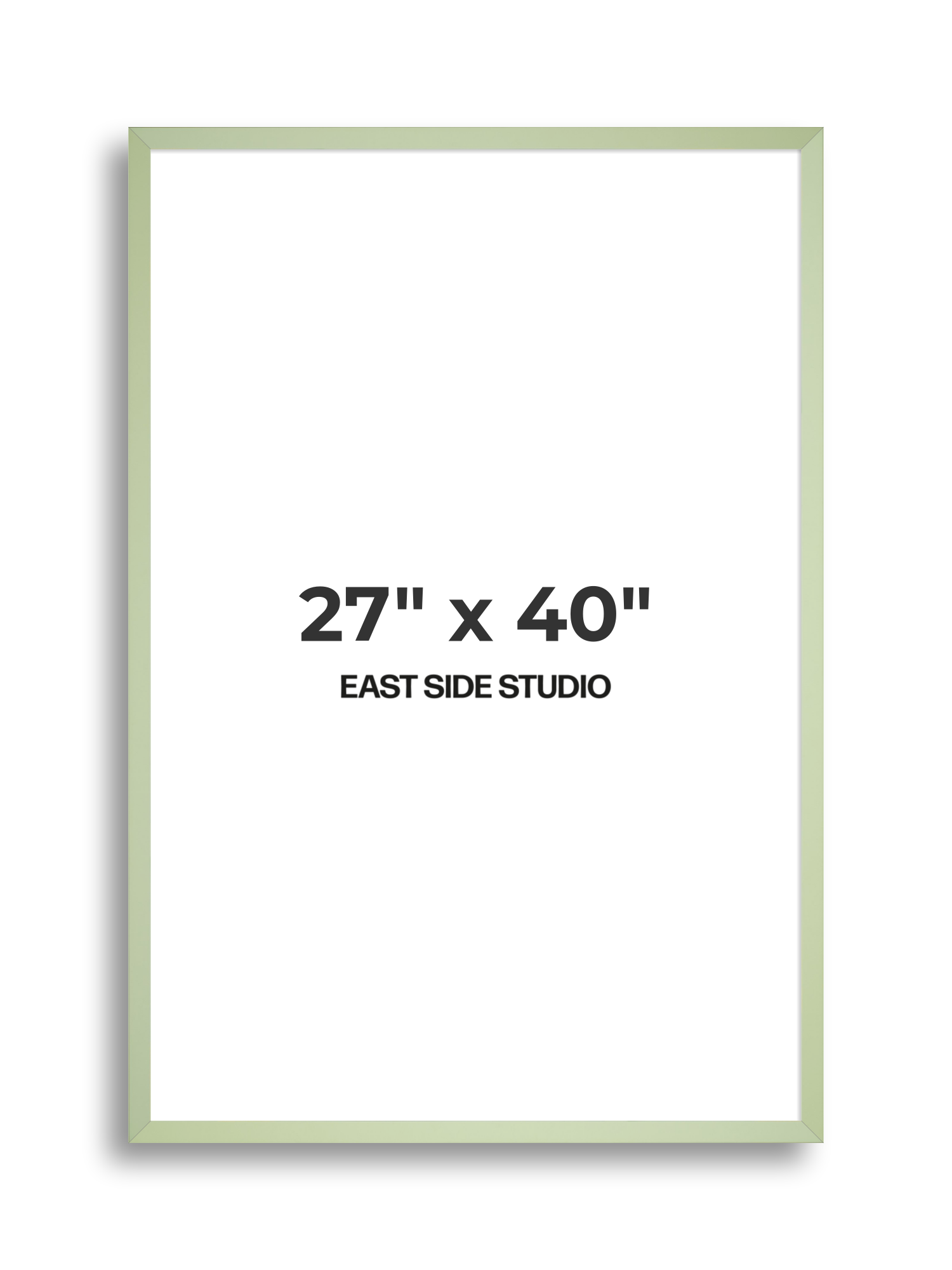 Pistachio Green 27" x 40" picture frame