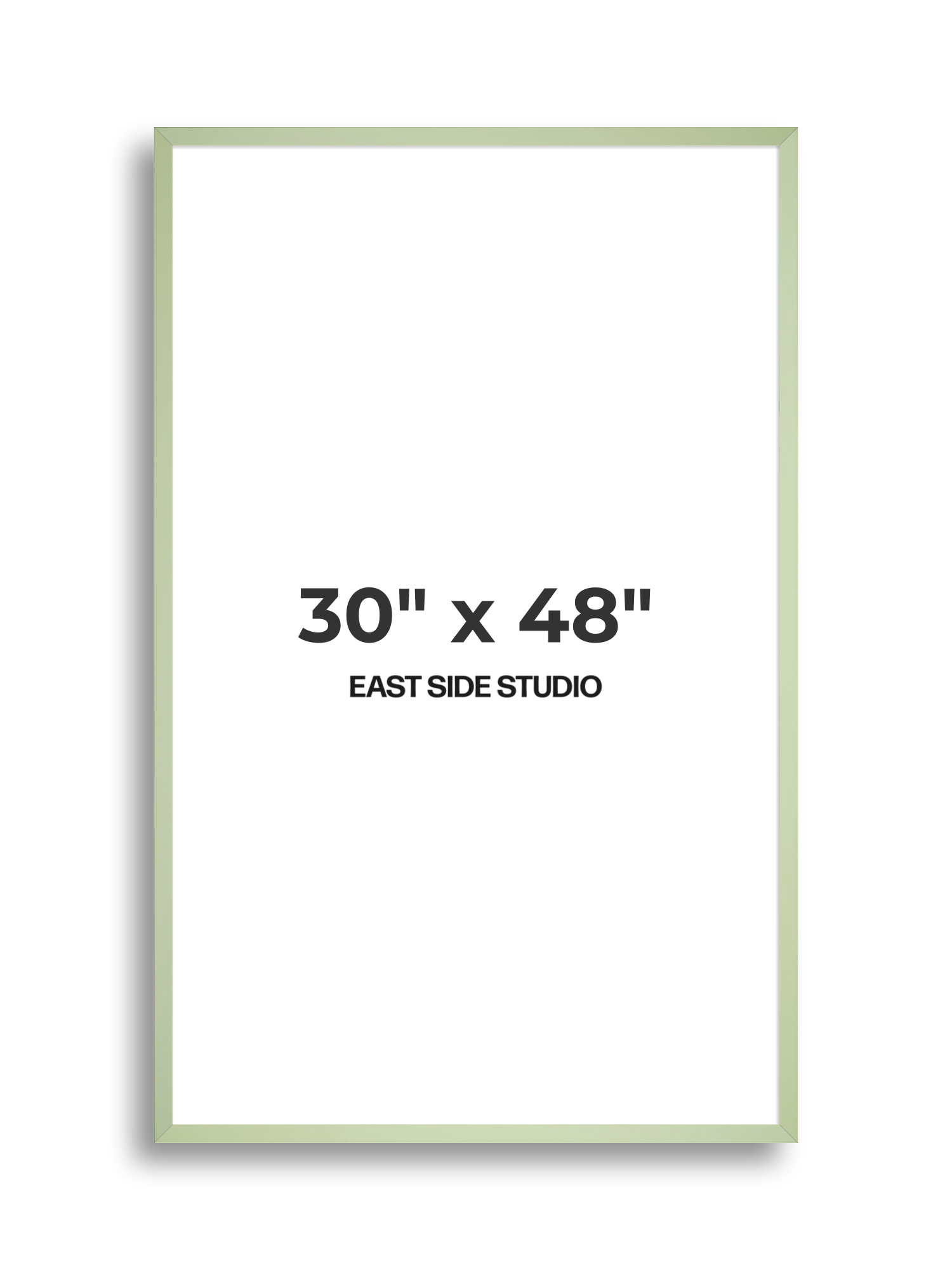 Pistachio Green 30" x 48" picture frame