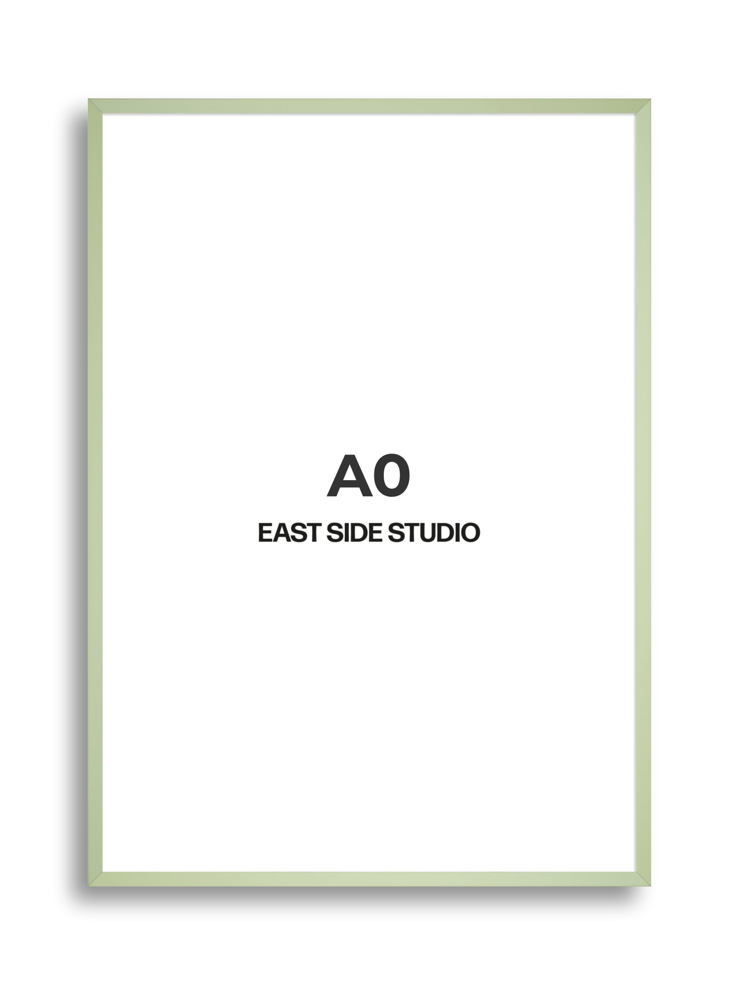 Pistachio Green A0 picture frame