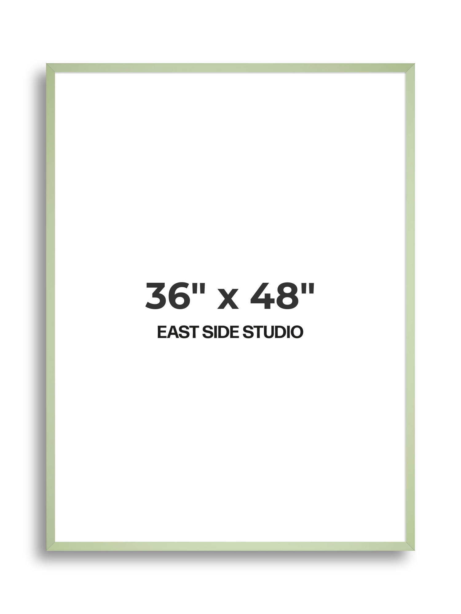 Pistachio Green 36" x 48" picture frame