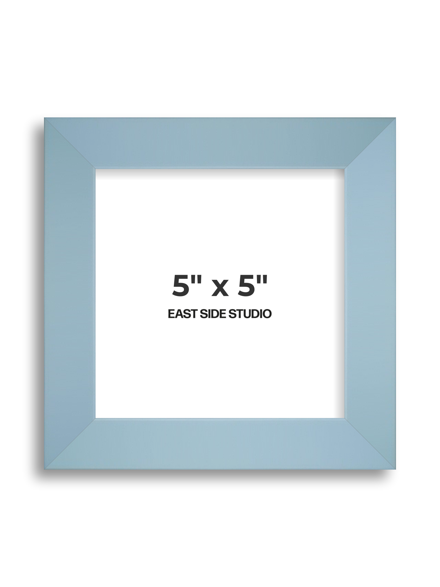 Powder Blue 5" x 5" picture frame
