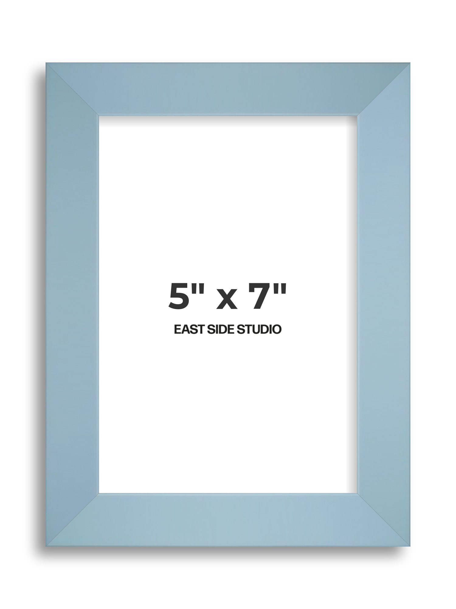 Powder Blue 5" x 7" picture frame