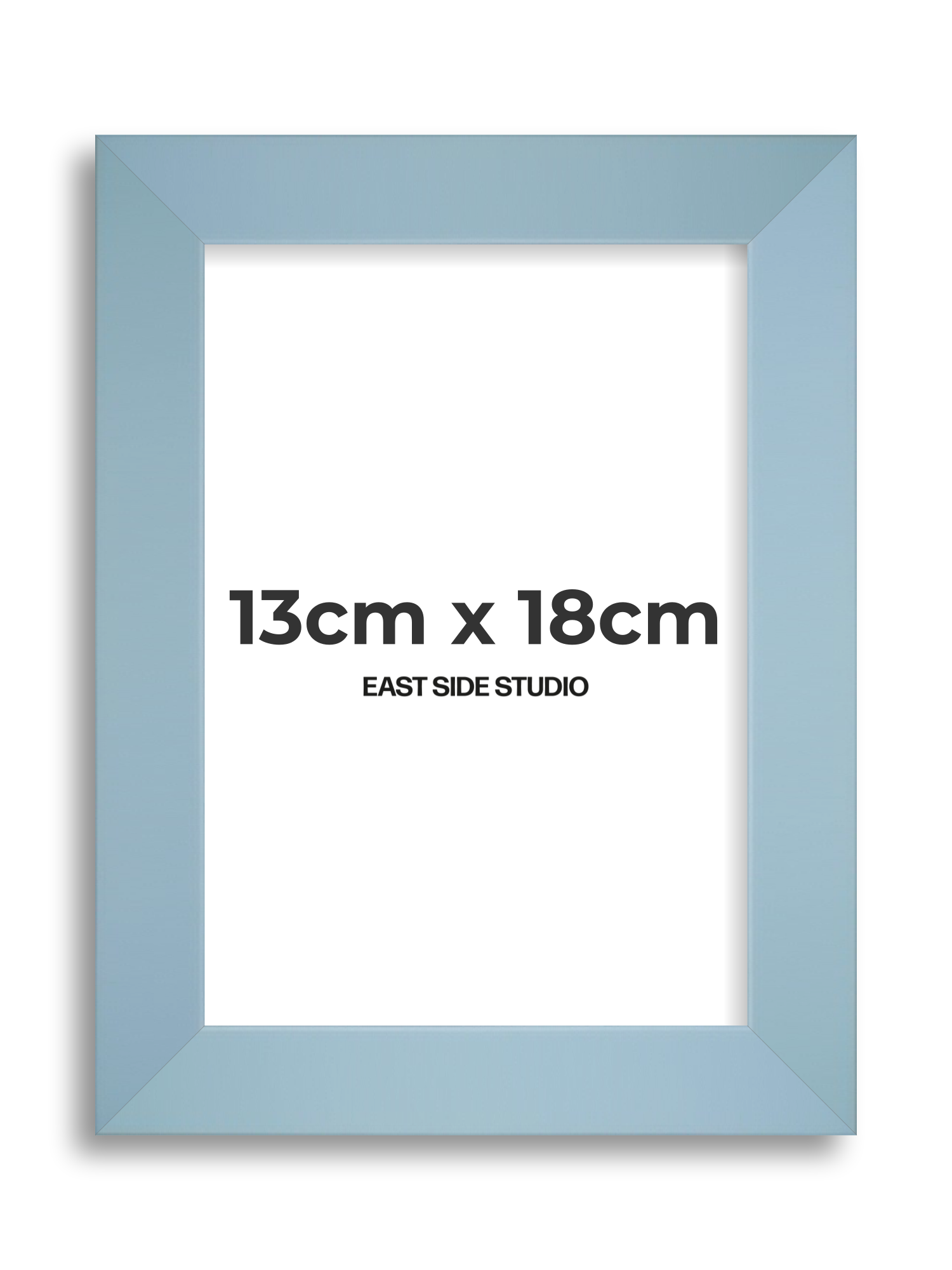 Powder Blue 13cm x 18cm picture frame