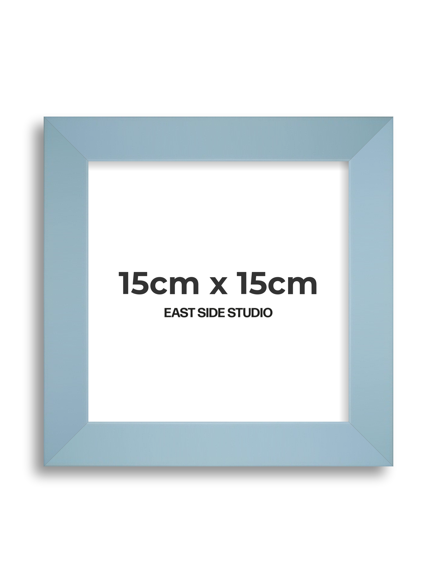 Powder Blue 15cm x 15cm picture frame