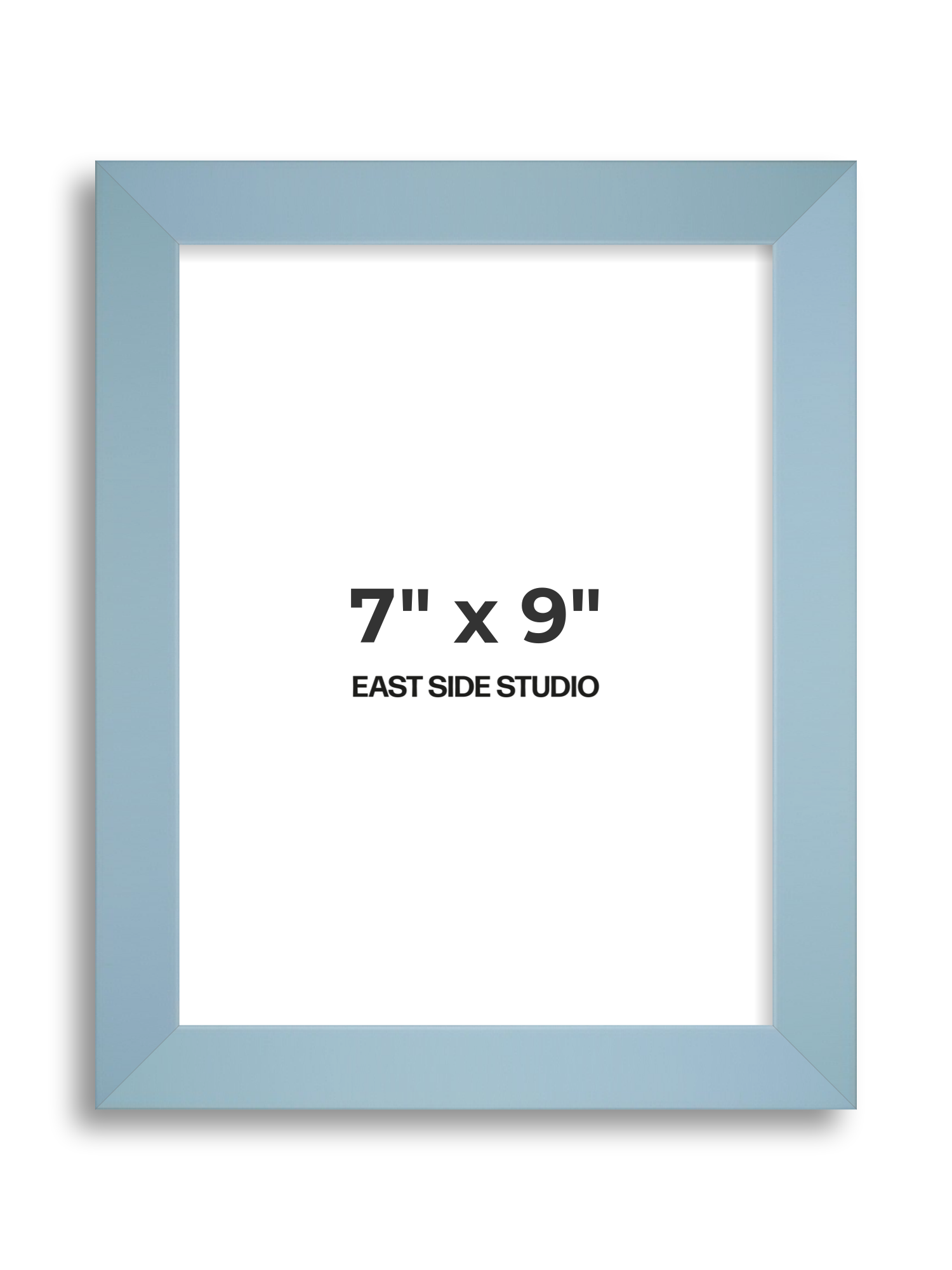 Powder Blue 7" x 9" picture frame