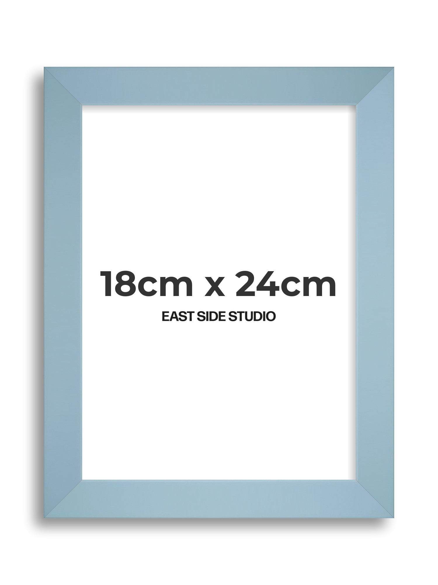 Powder Blue 18cm x 24cm picture frame