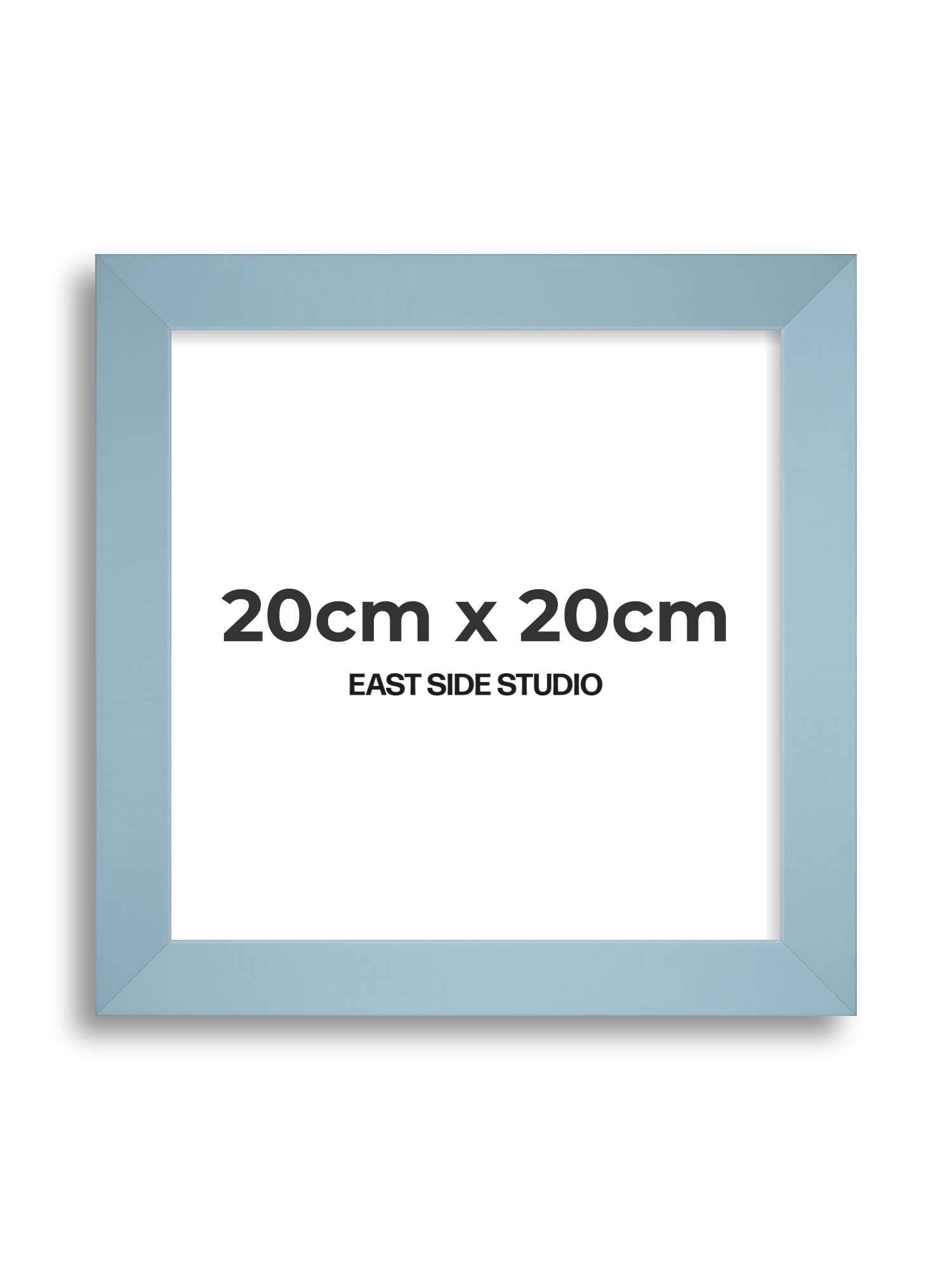 Powder Blue 20cm x 20cm picture frame