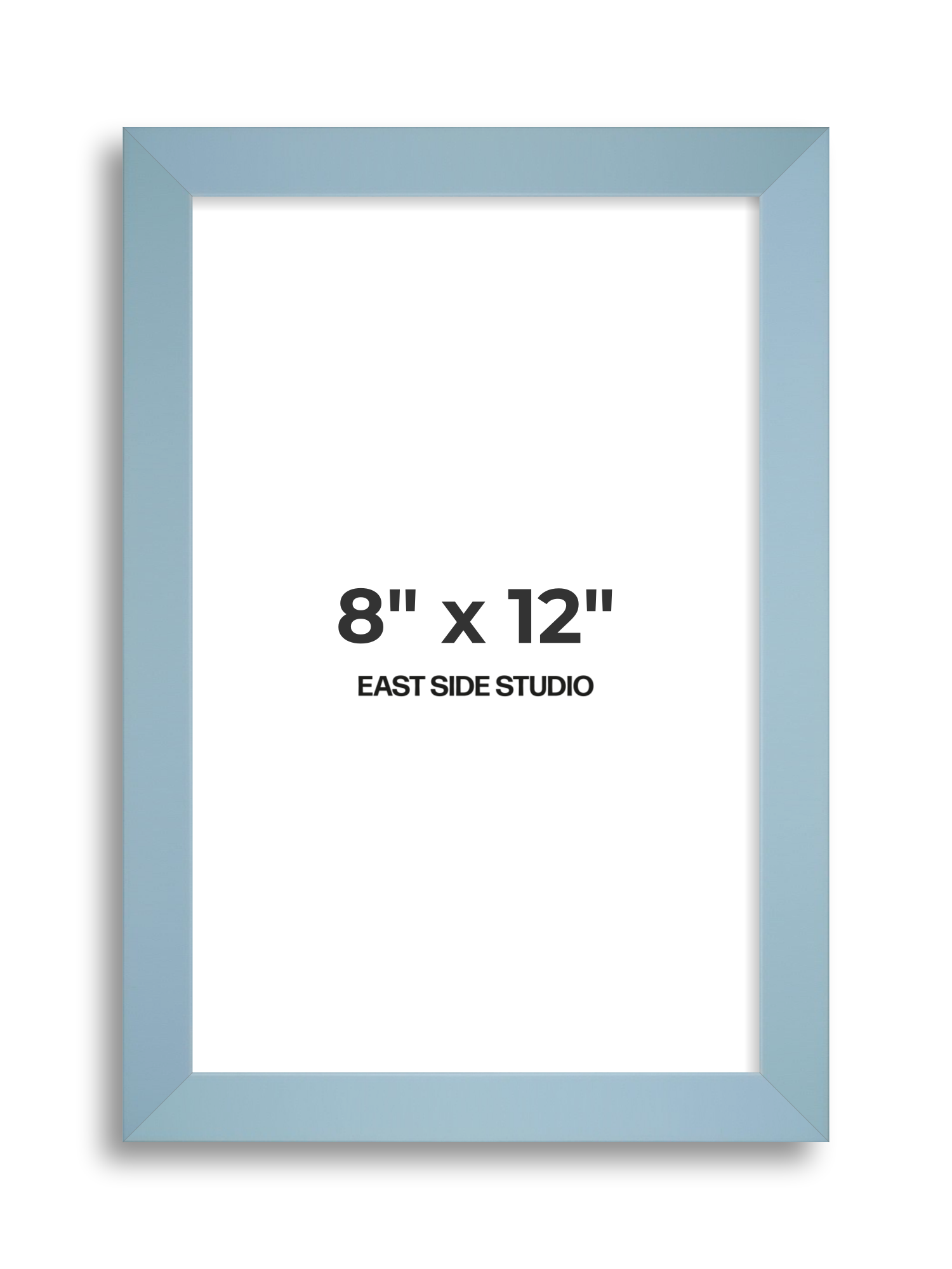 Powder Blue 8" x 12" picture frame