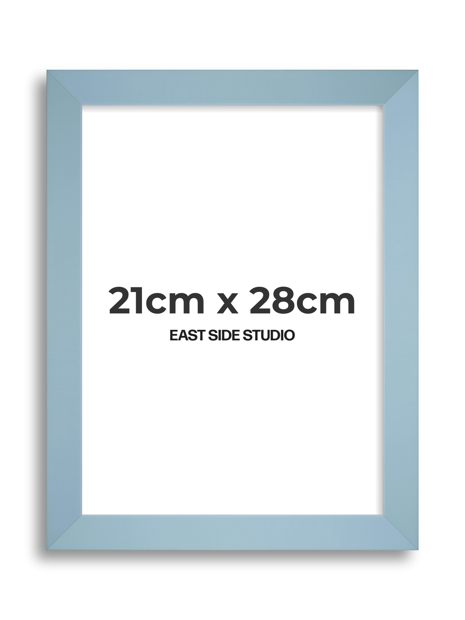Powder Blue 21cm x 28cm picture frame