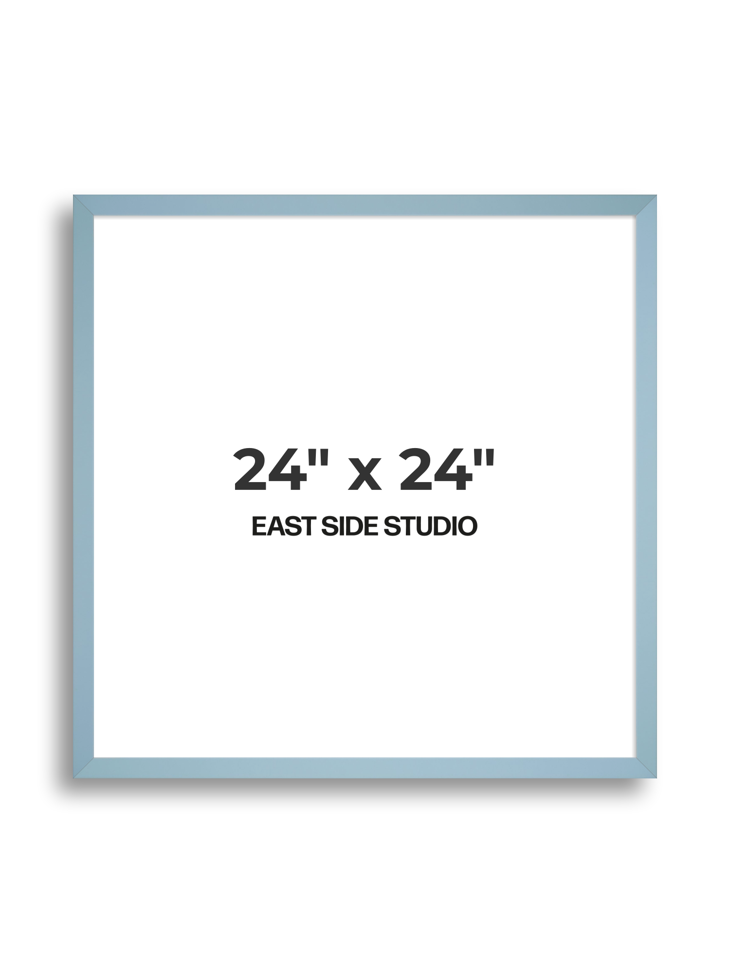 Powder Blue 24" x 24" picture frame
