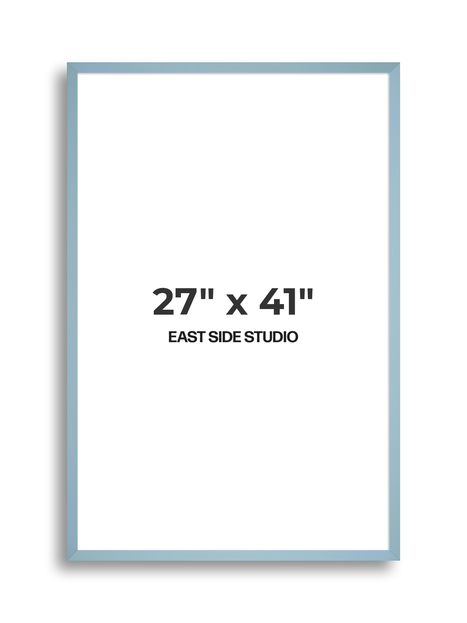 Powder Blue 27" x 41" picture frame