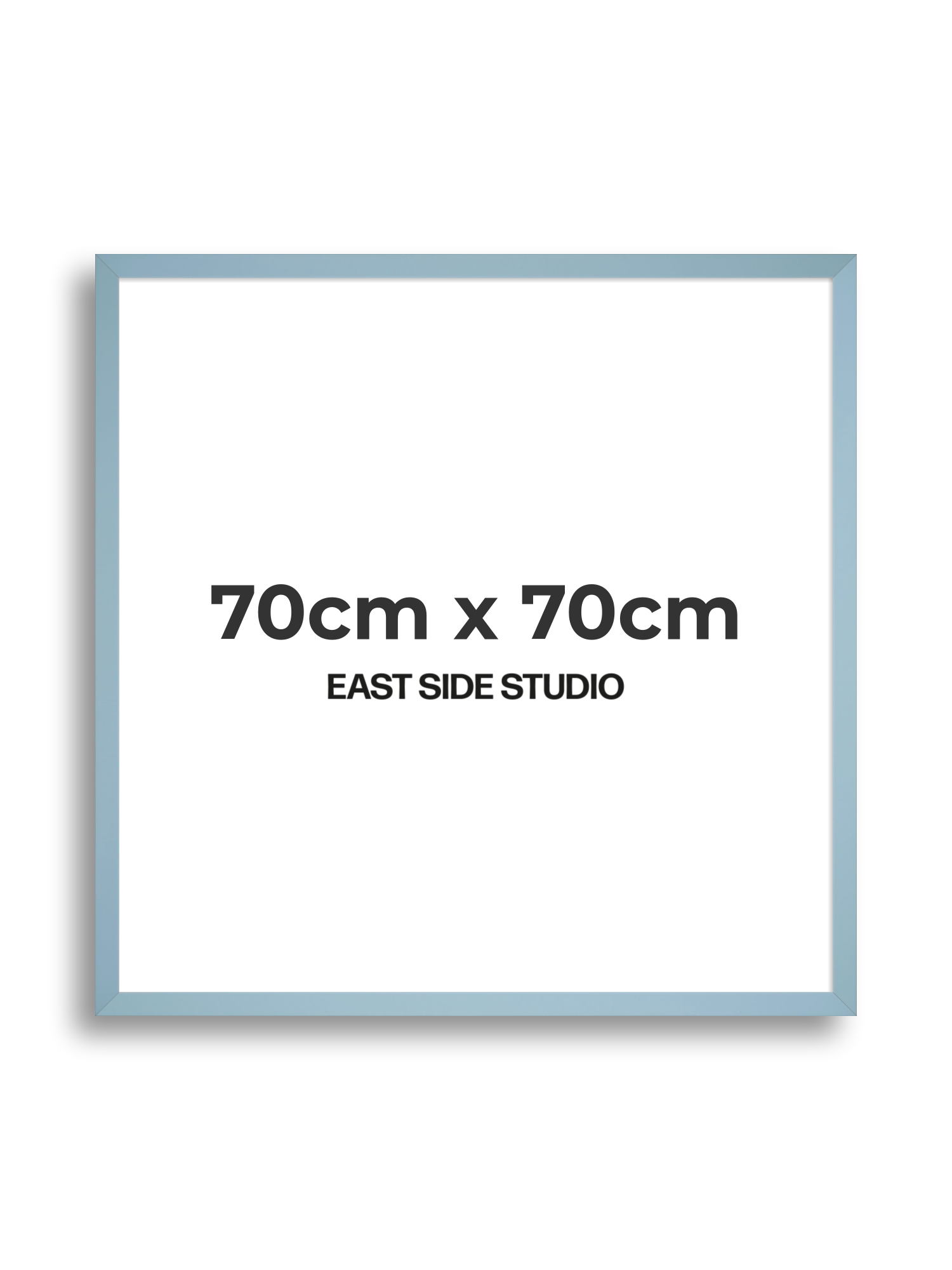 Powder Blue 70cm x 70cm picture frame