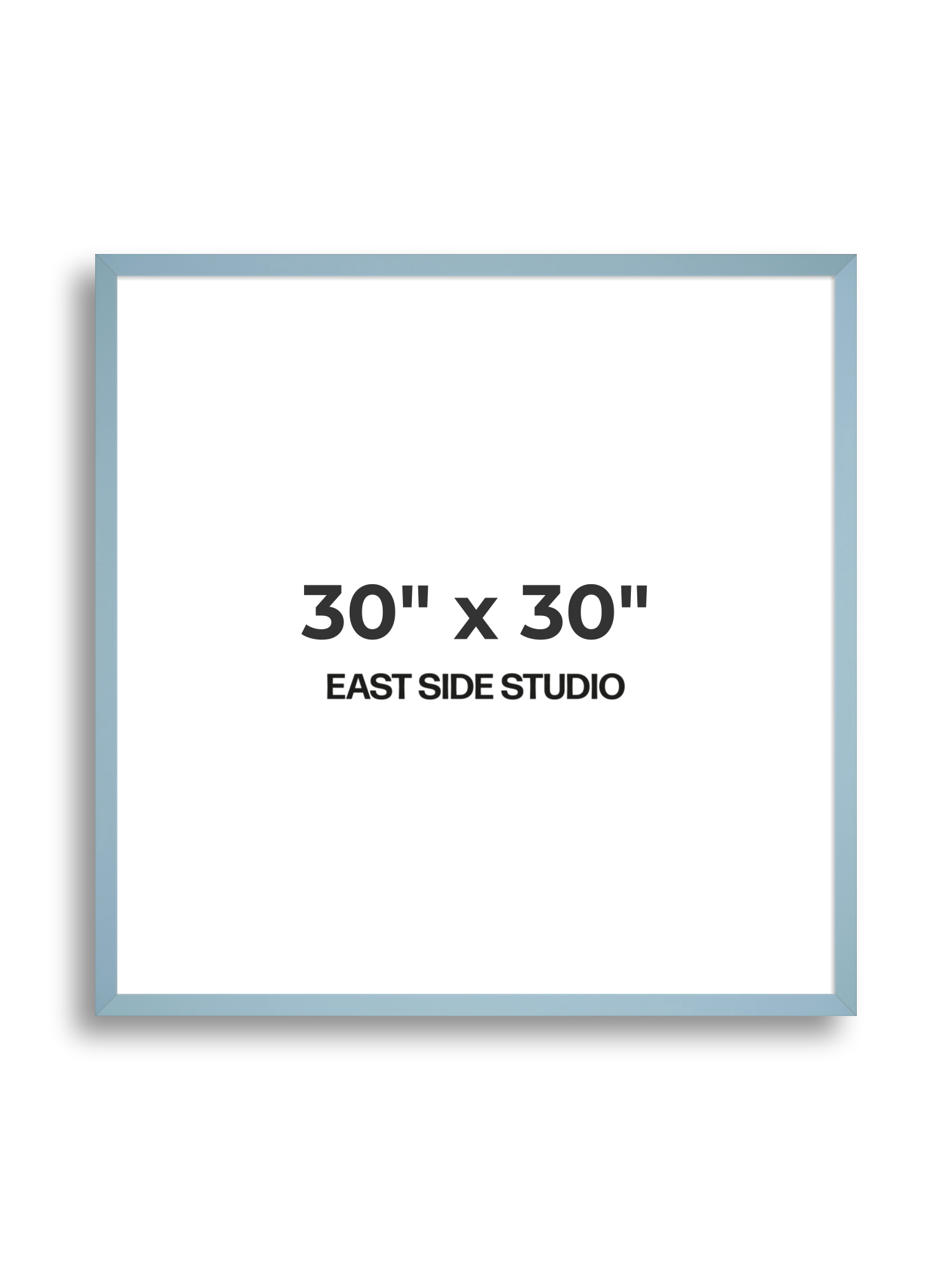 Powder Blue 30" x 30" picture frame